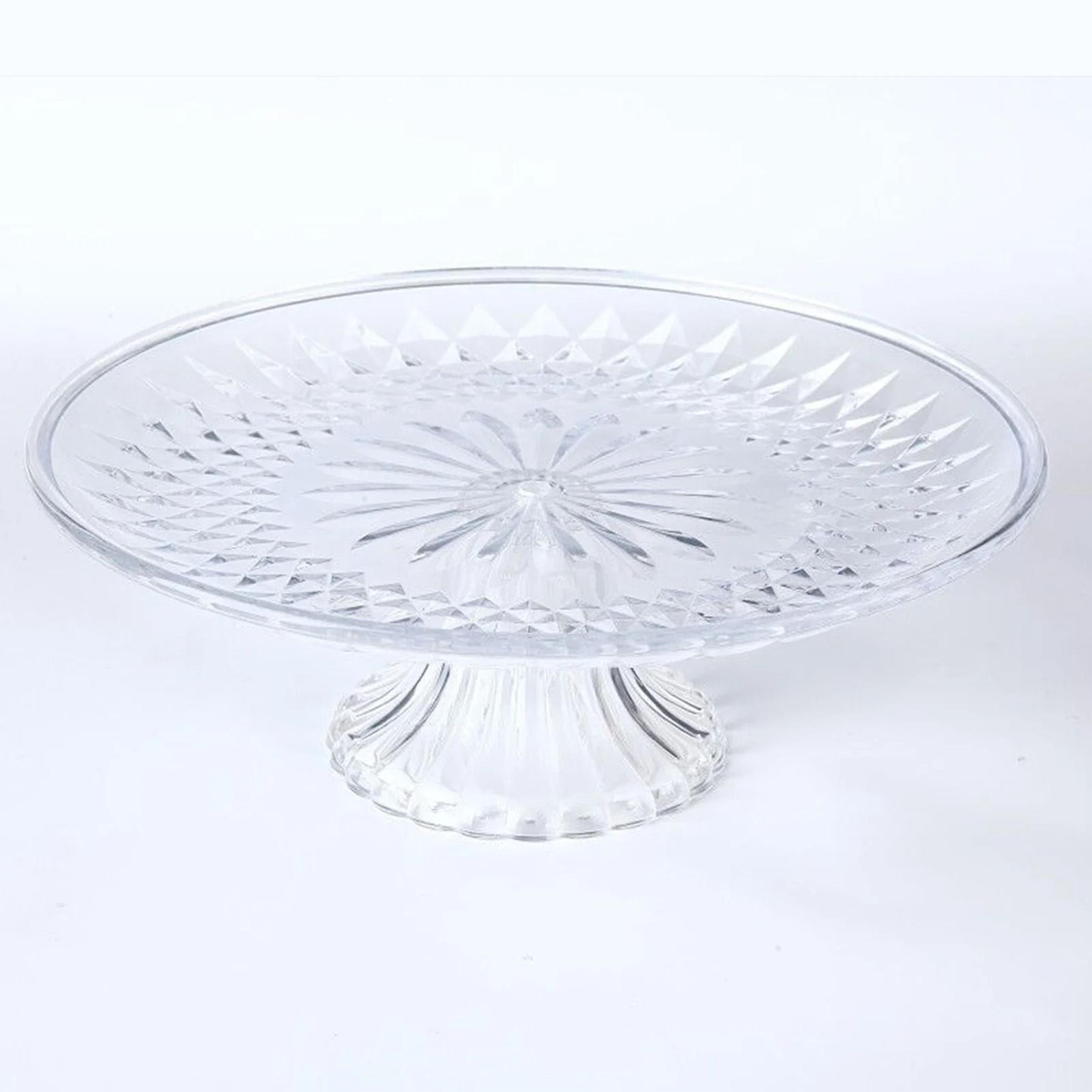 acrylic fruit dessert cupcake tray crystal stand serving dish