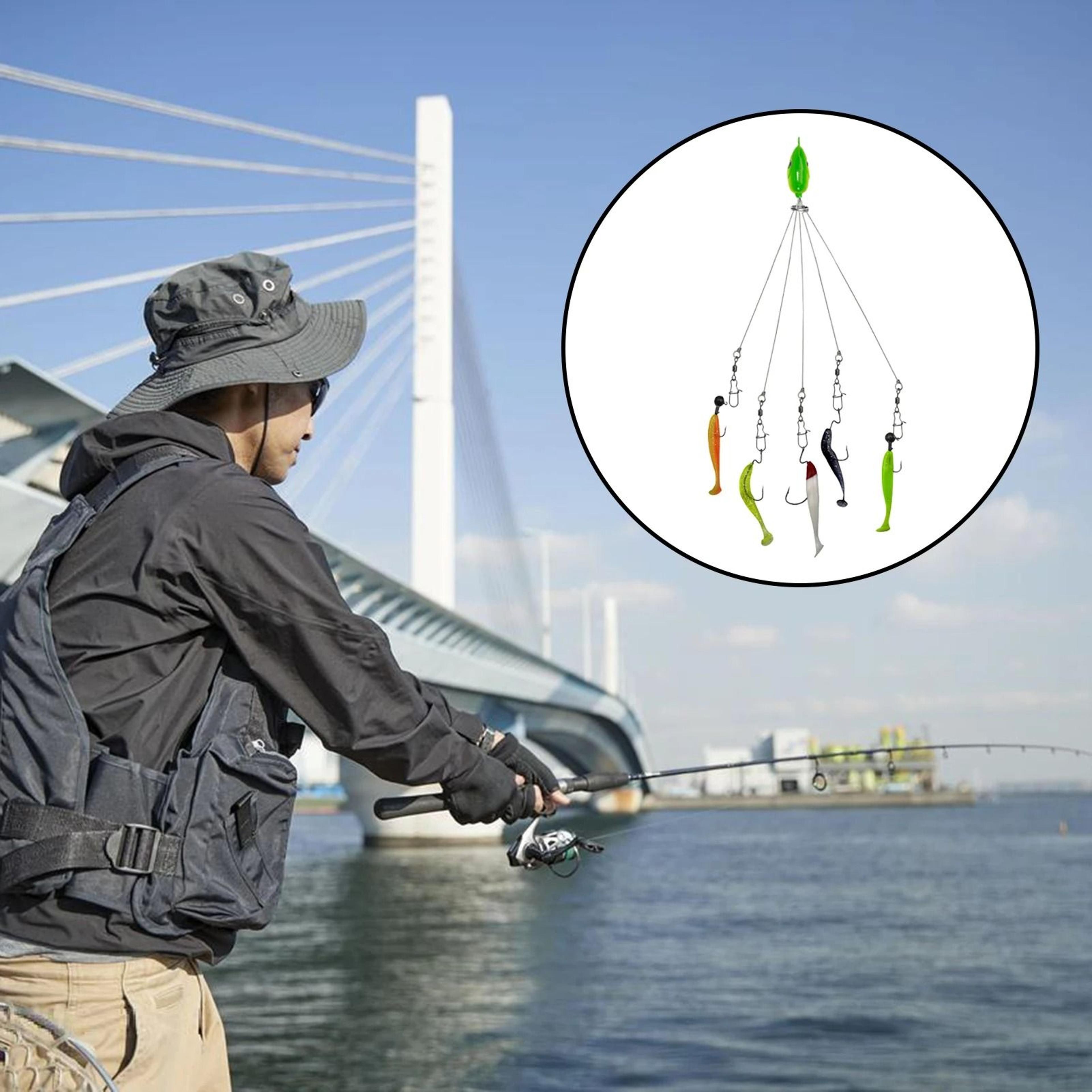 5 arms alabama umbrella rig wear resistant fishing bait rig for anglers