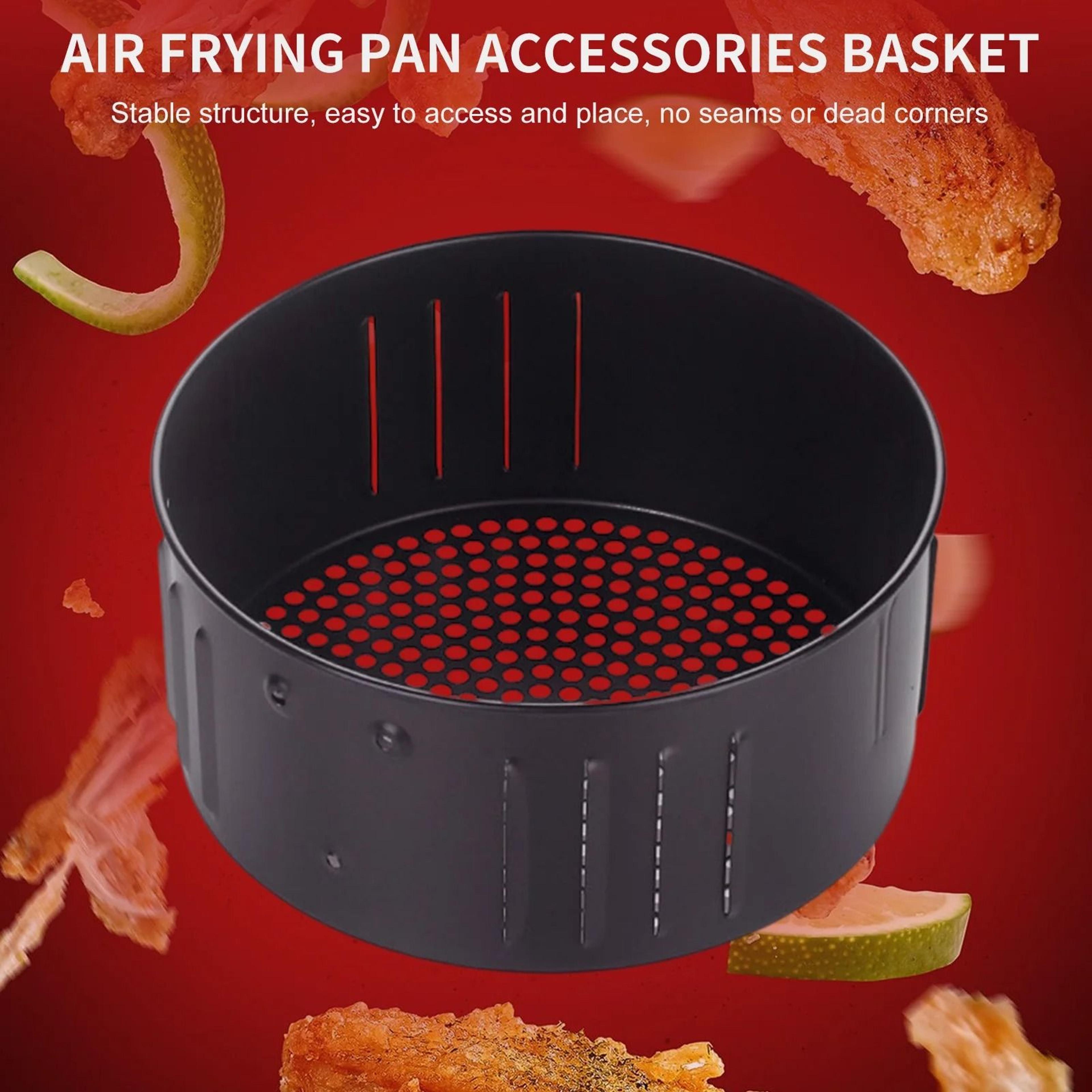 air fryer metal baking pan heat resistant food safe mat set