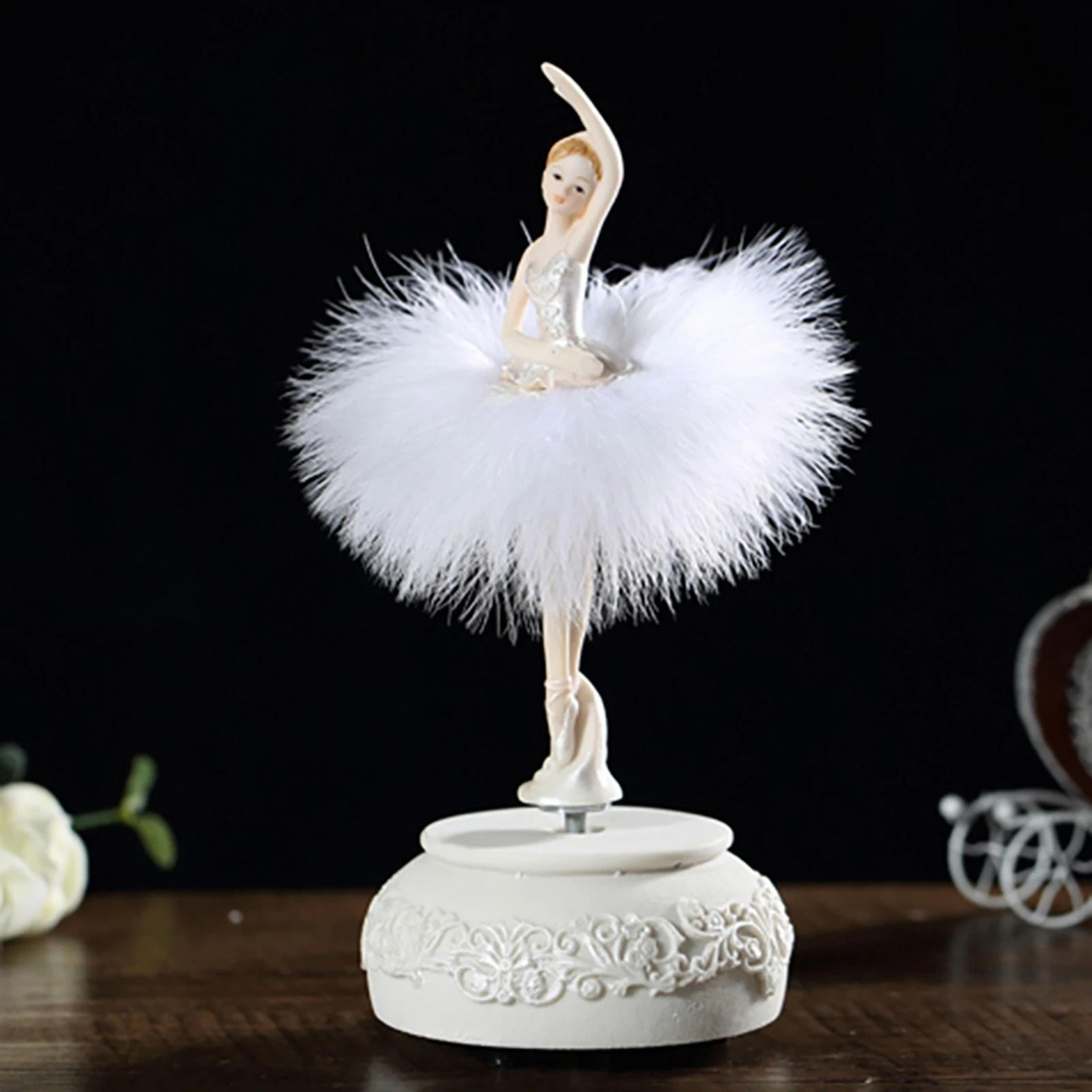 rotating ballet music box lightweight burr free dancing ballerina figurine