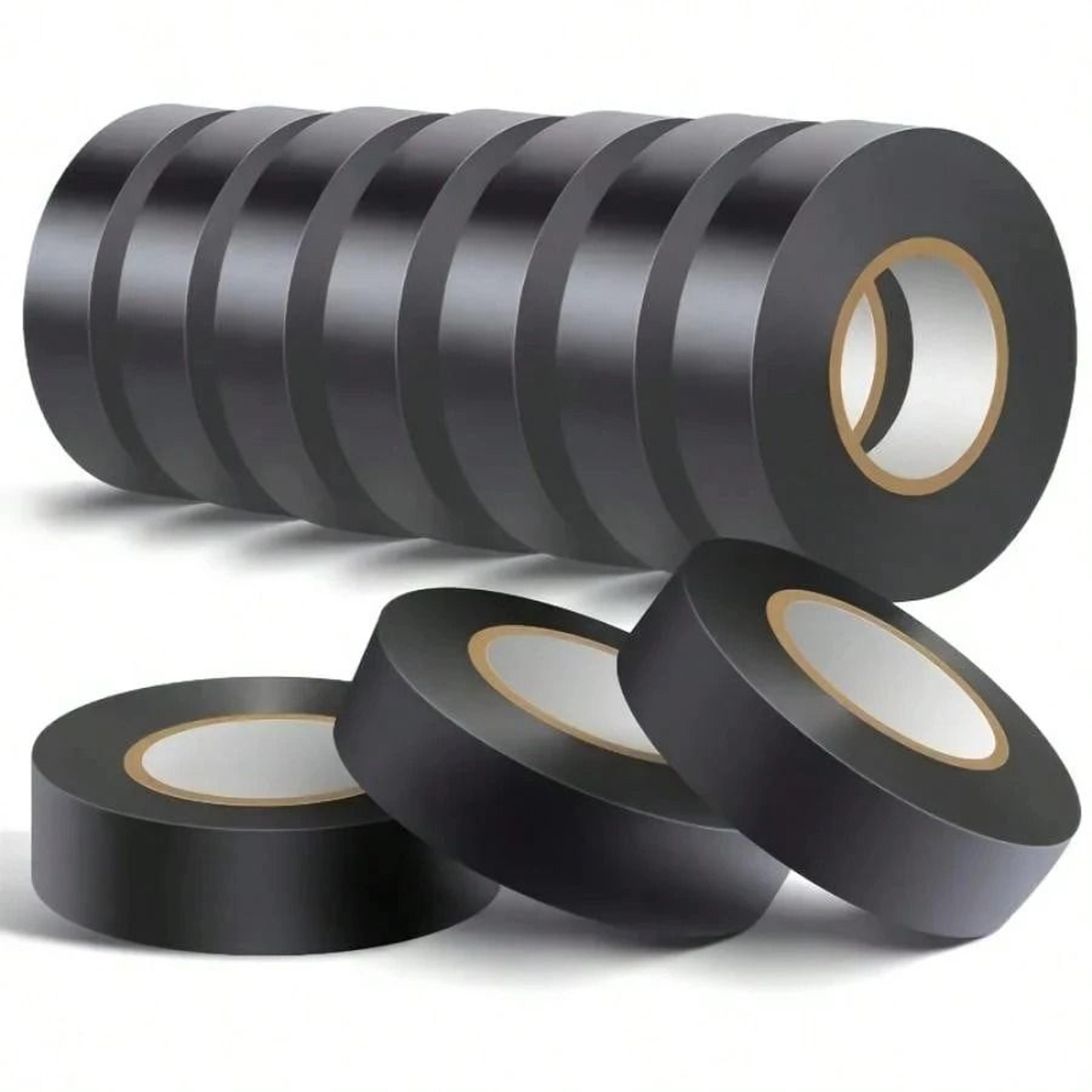 high temperature resistant black electrical tape plastic insulating tape set