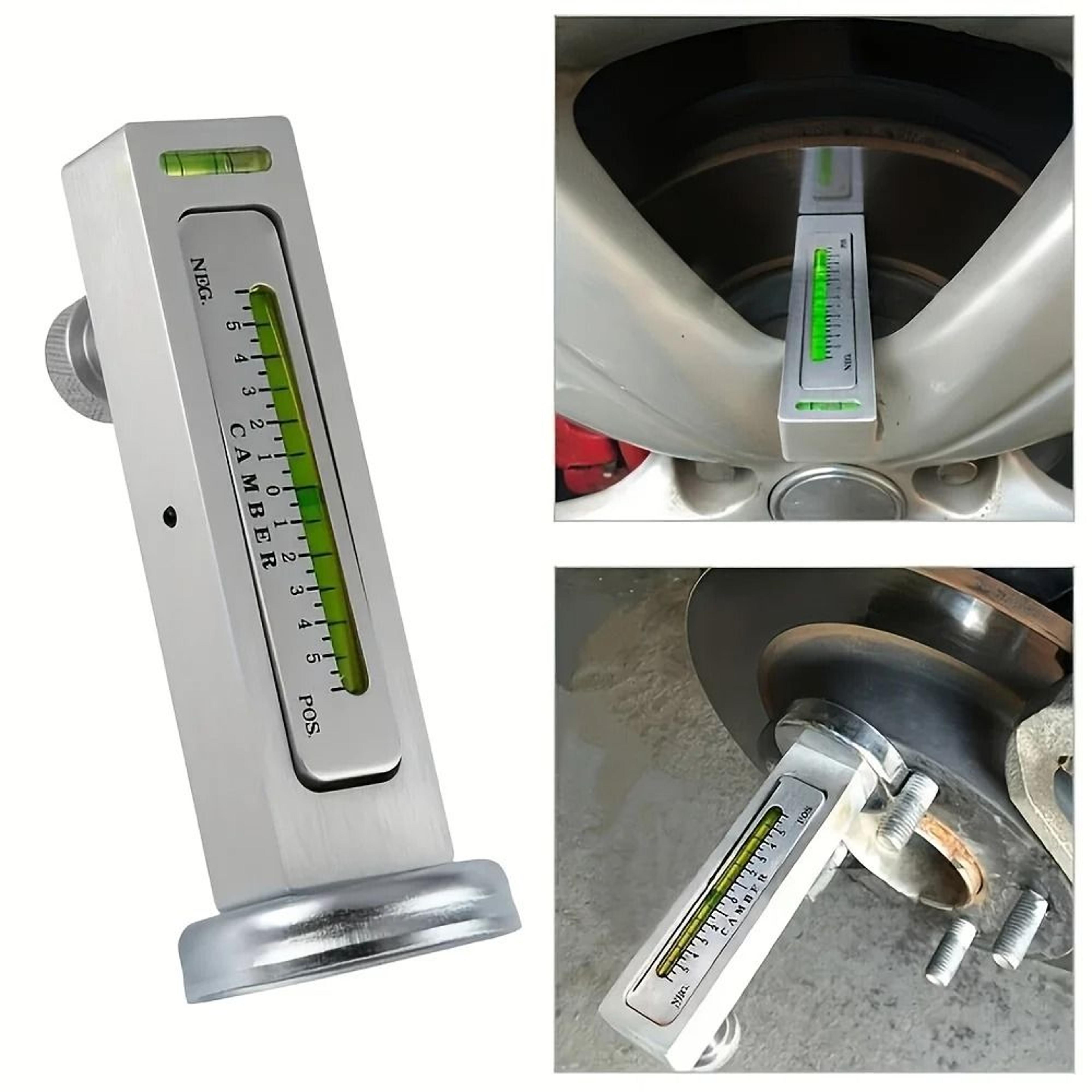 universal magnetic camber castor alignment gauge tool car strut level protractor