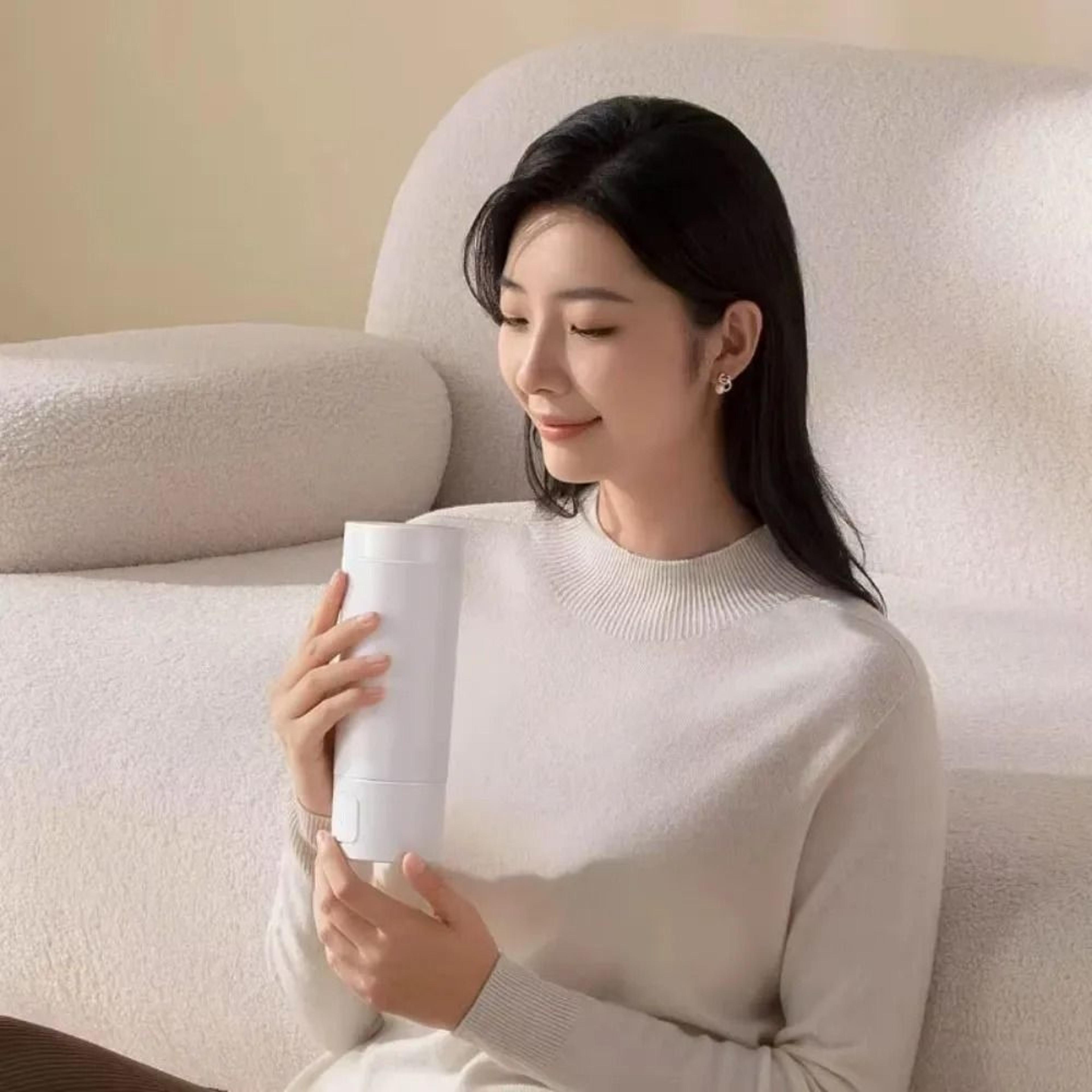 portable smart electric heating water cup with digital temperature control and fast boiling