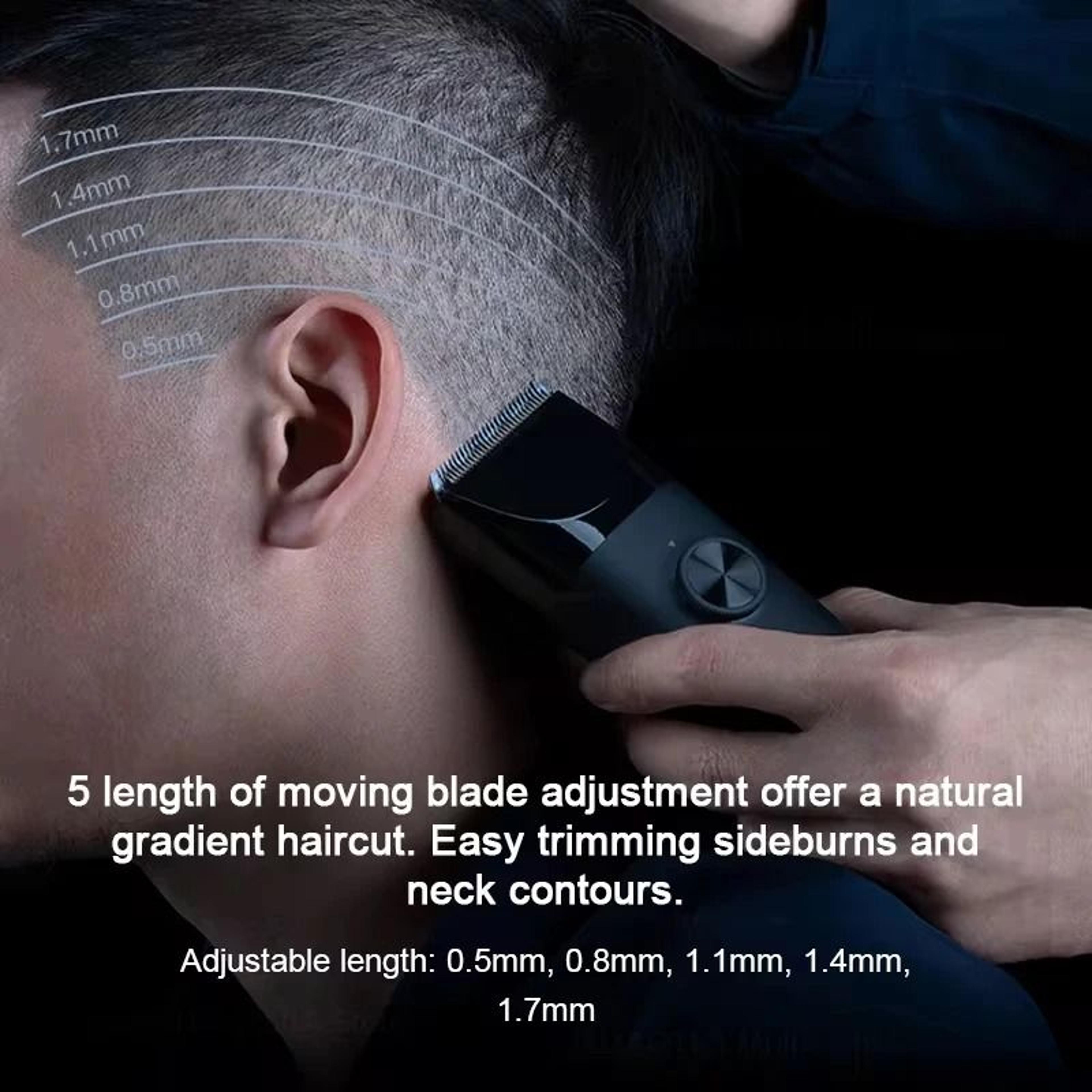 cordless precision electric hair clipper and sideburn trimmer kit