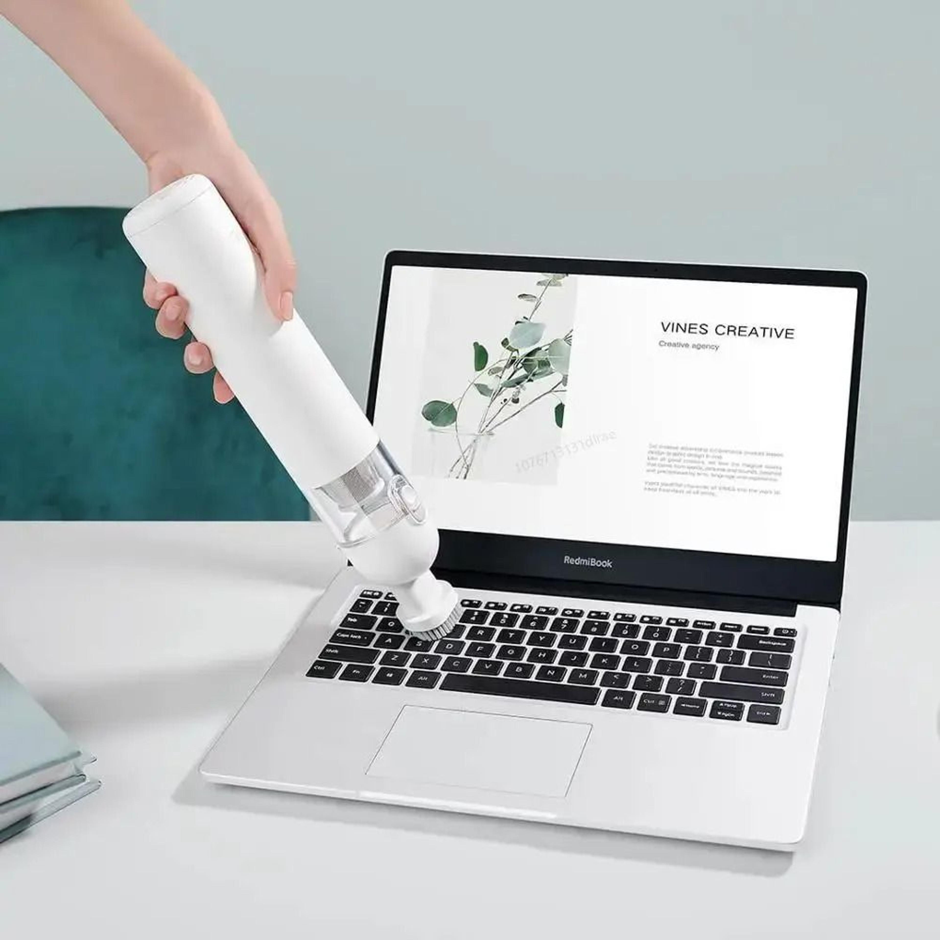 handheld cordless mini vacuum cleaner with cyclone suction for car and home cleaning