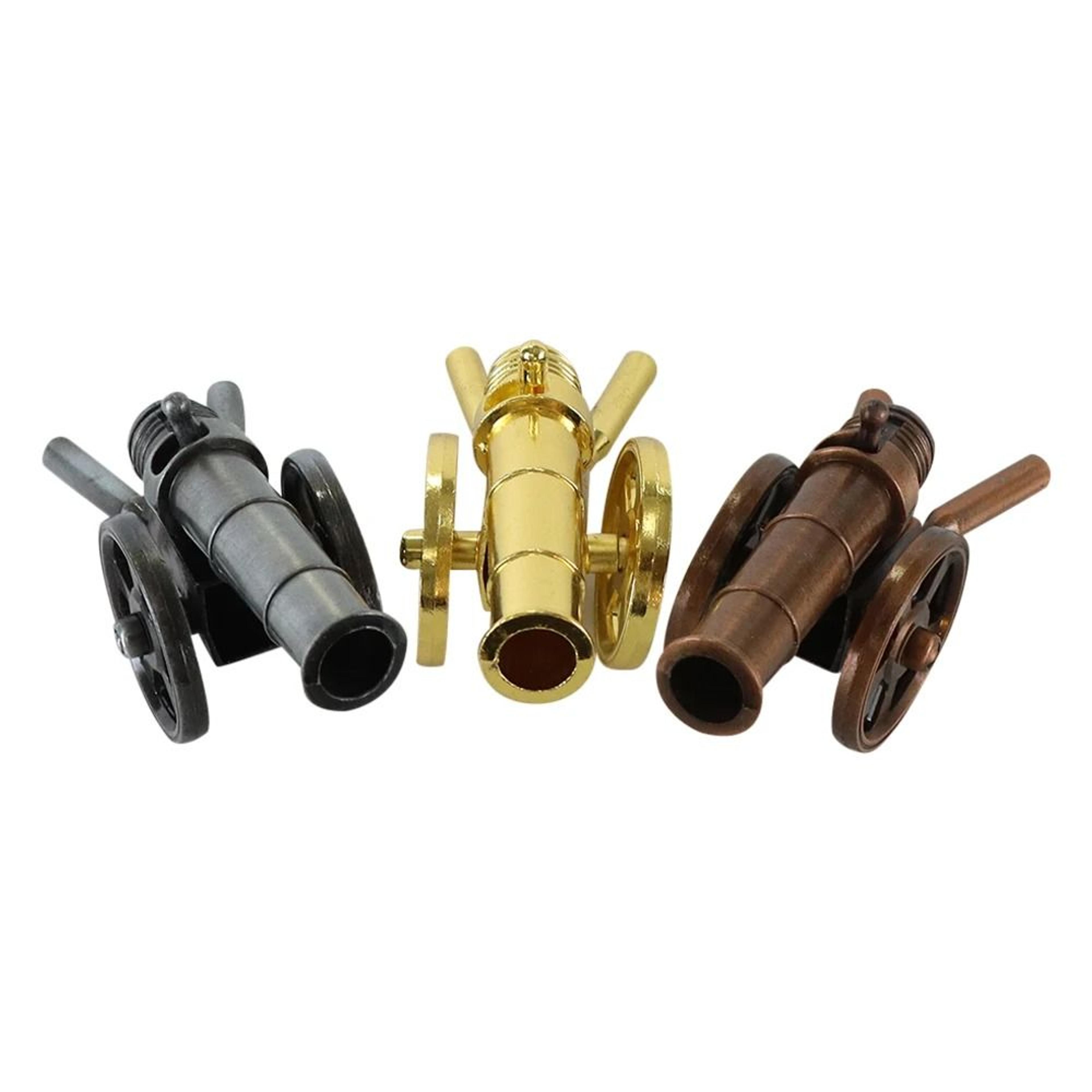pure brass feng shui miniature cannon model luxury tabletop feng shui statue