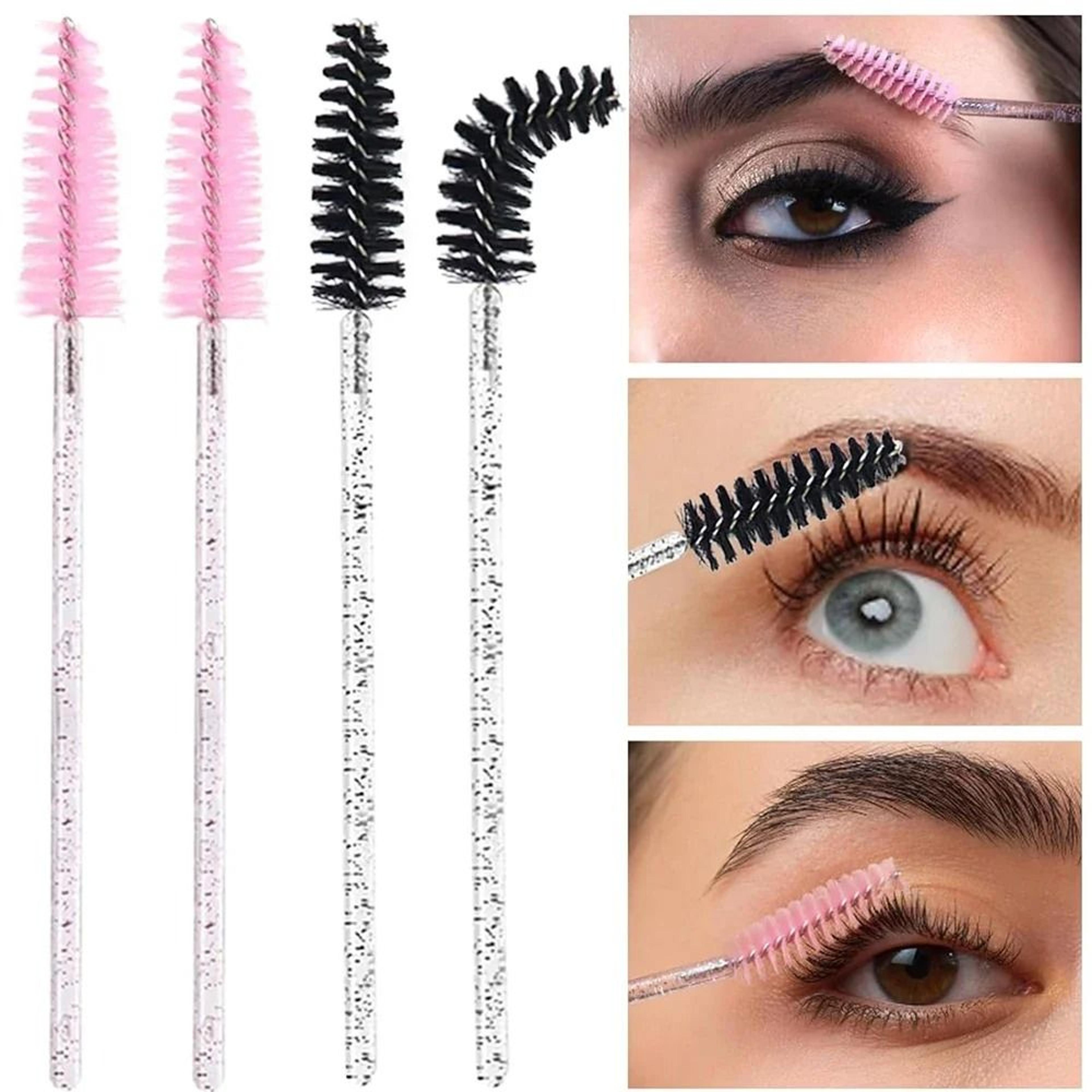 wholesale disposable eyelash extension brushes and eyebrow mascara wands set