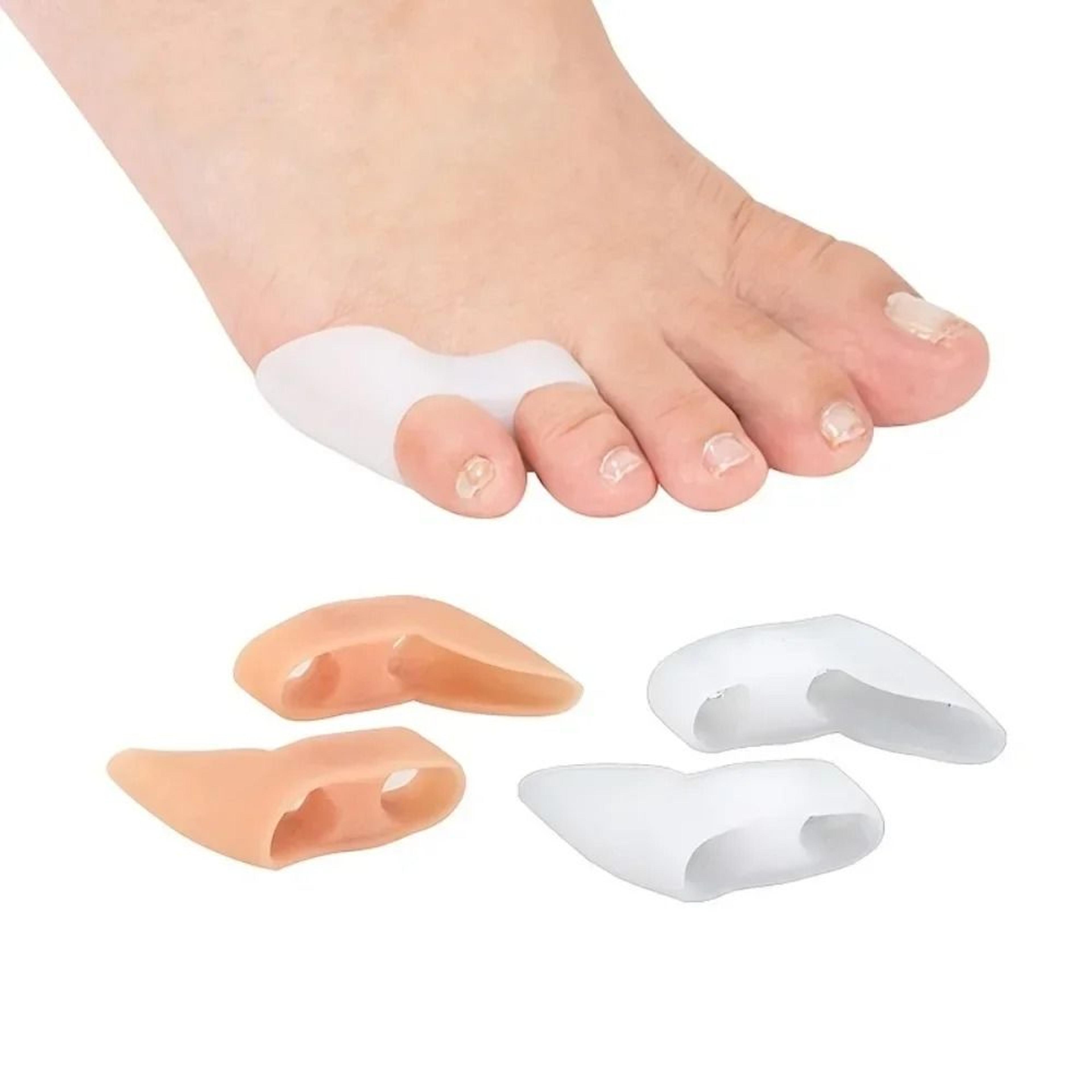 silicone toe separators and gel hallux valgus bunion corrector spacers (2 pcs set)