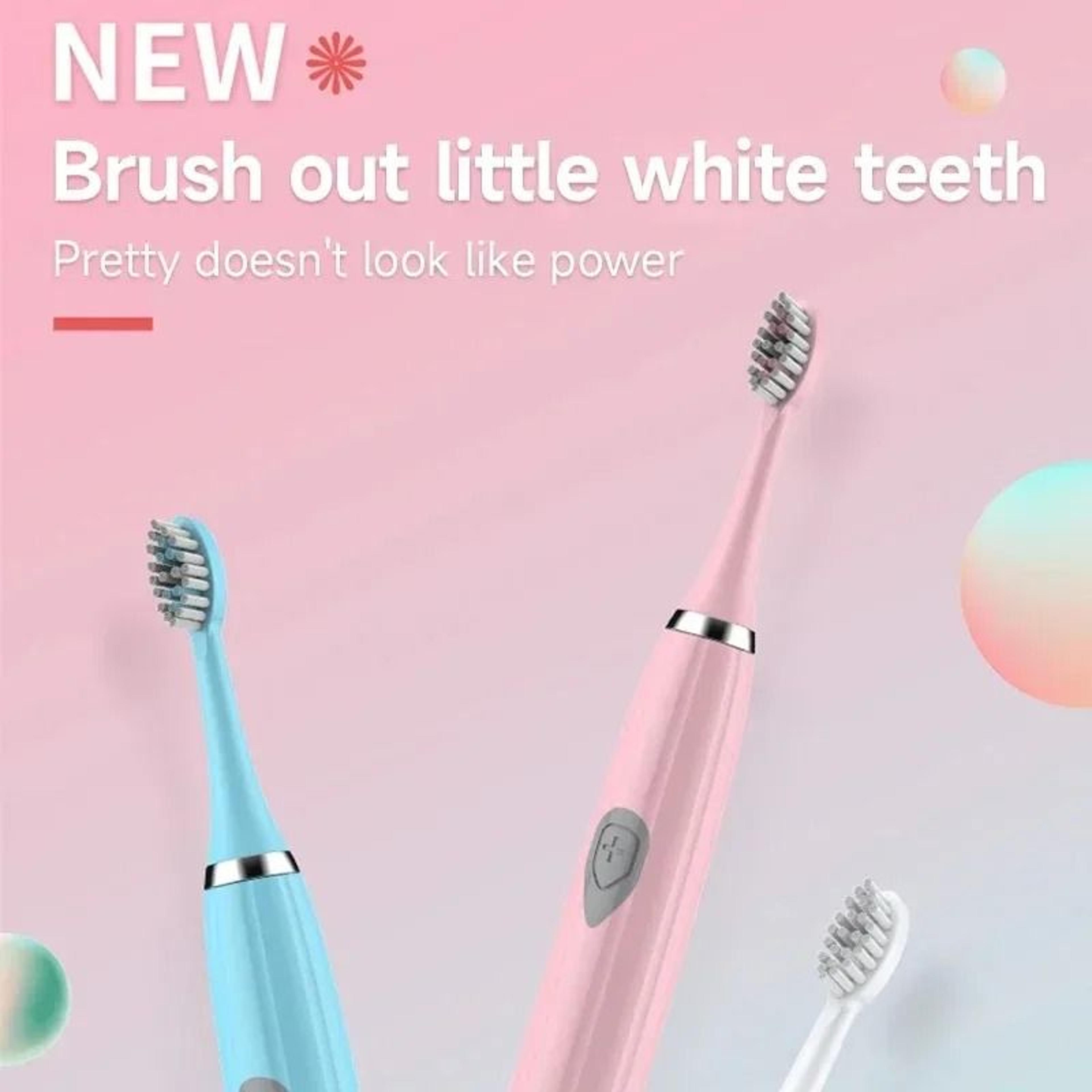 waterproof sonic electric toothbrush with soft bristles for adults and travel
