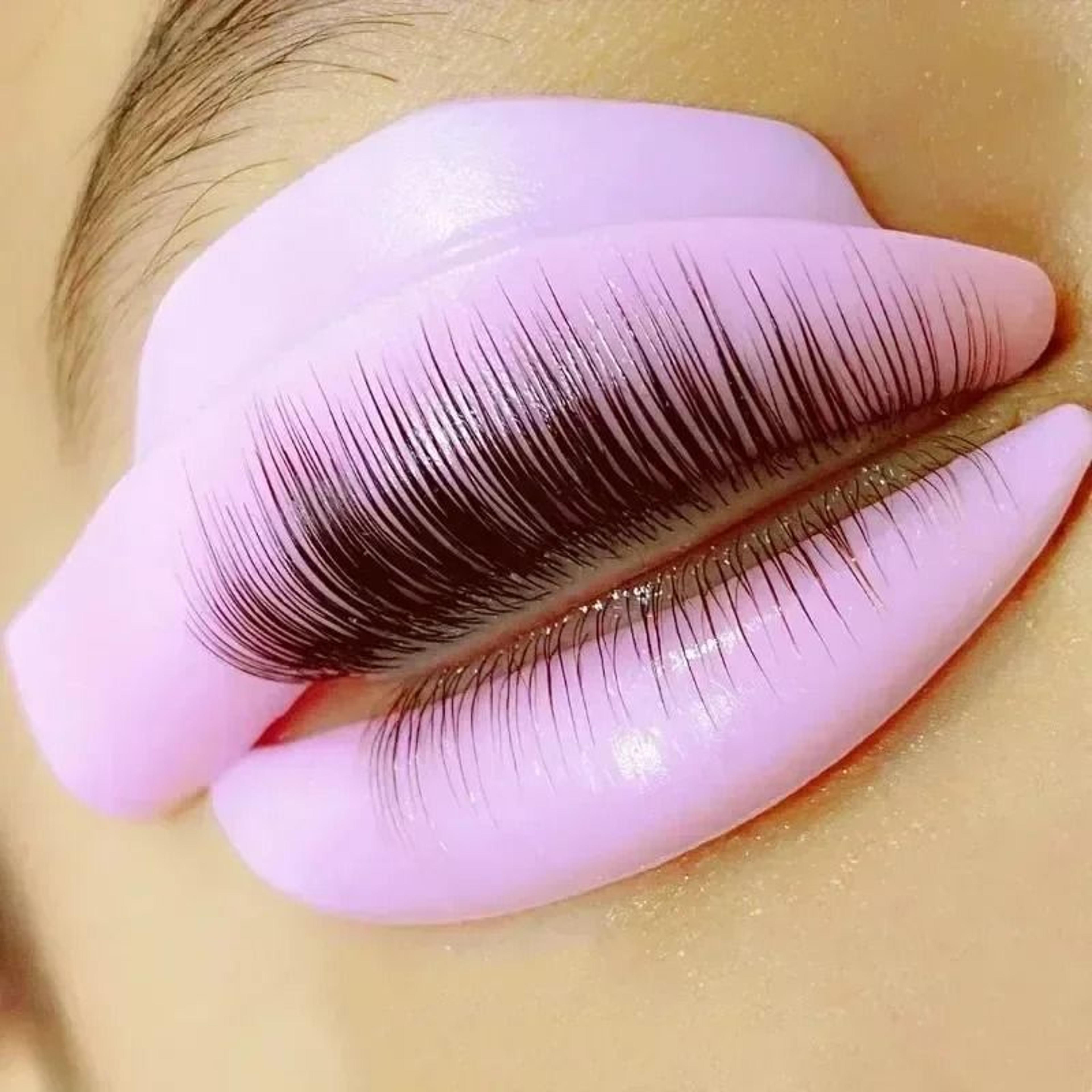 5 and 7 pair reusable silicone eyelash perm shield pads for lash lifting and curling