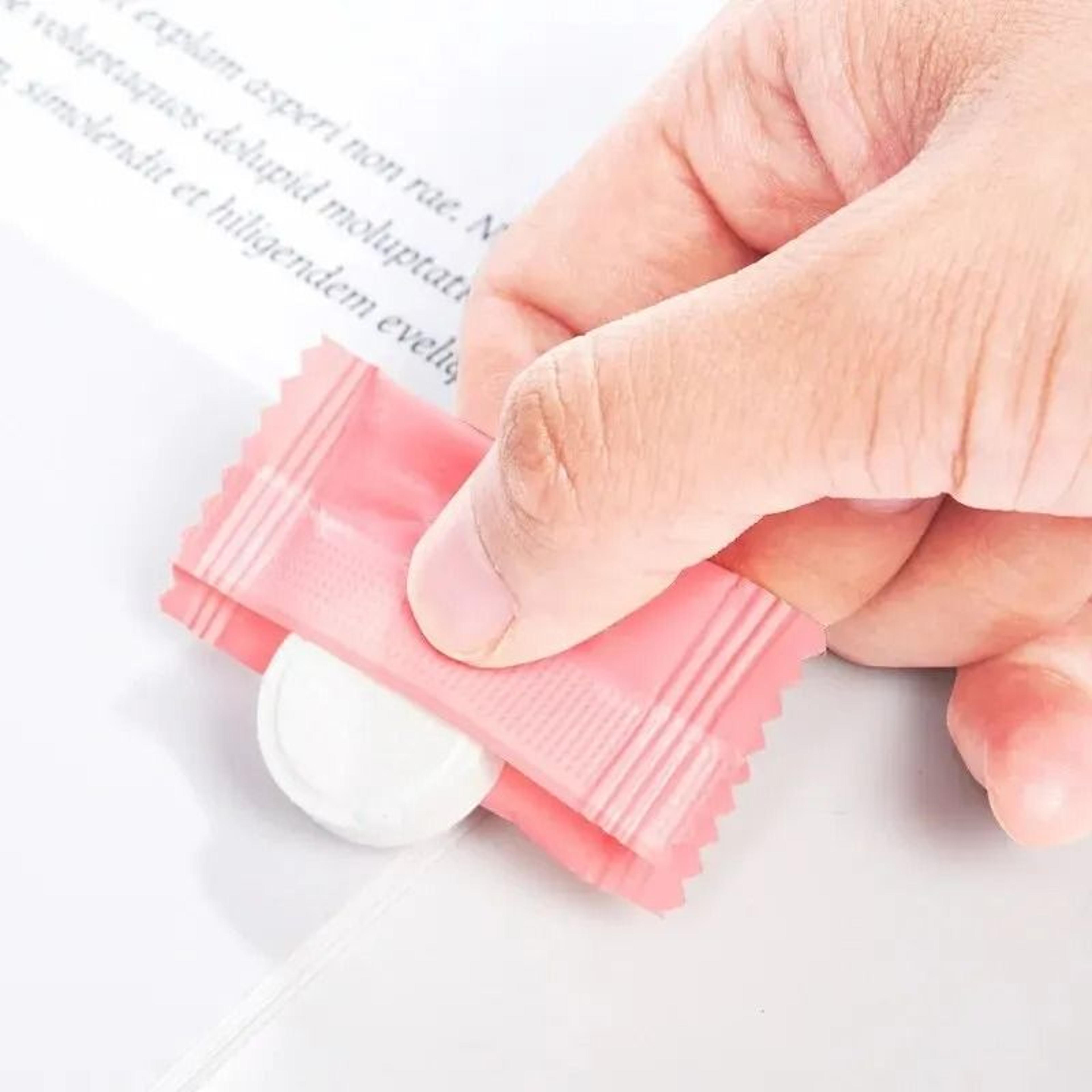10 to 100 piece disposable mini compressed towel tablets for outdoor travel and facial care