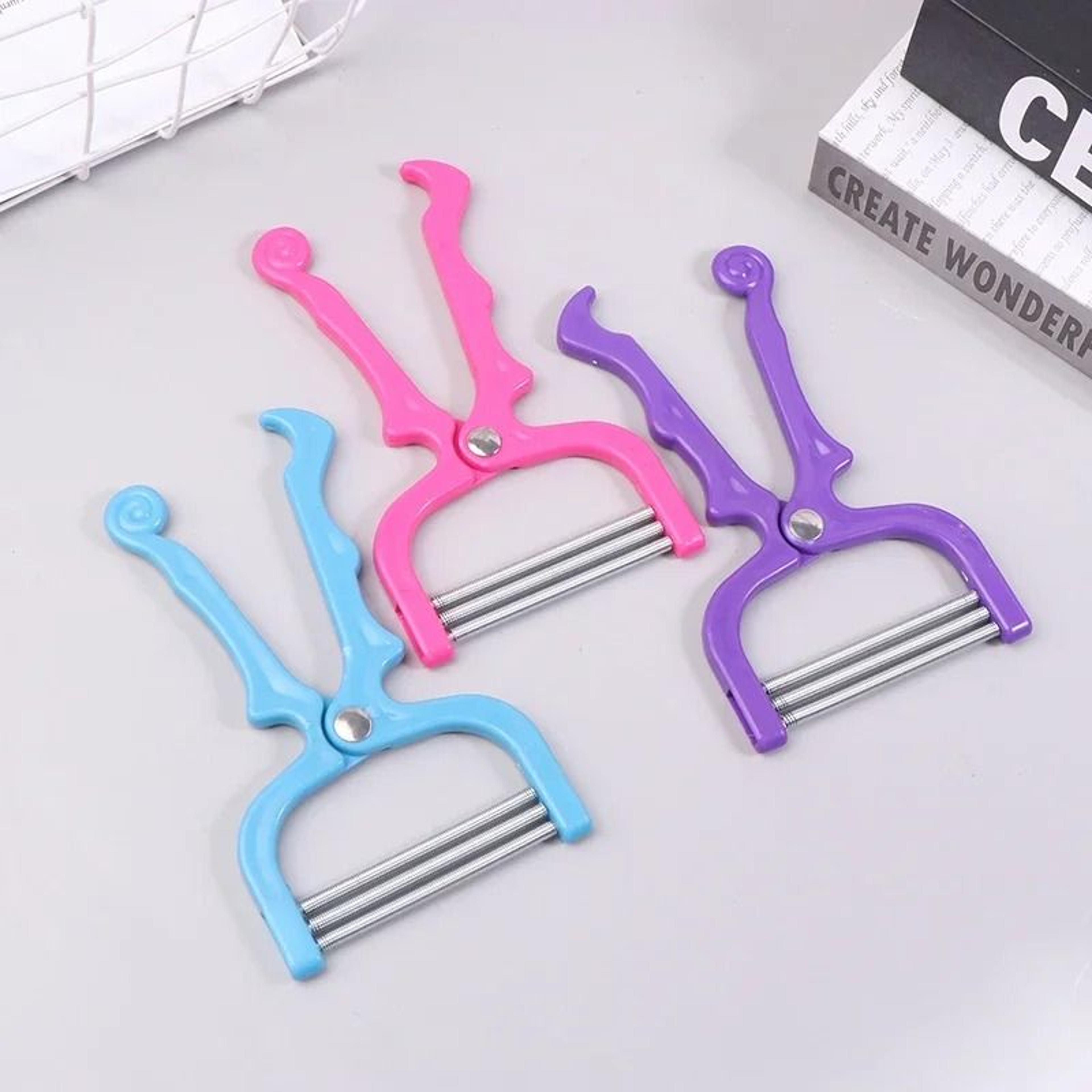 handheld mini facial hair epilator spring threading tool for cheeks, chin, and eyebrows