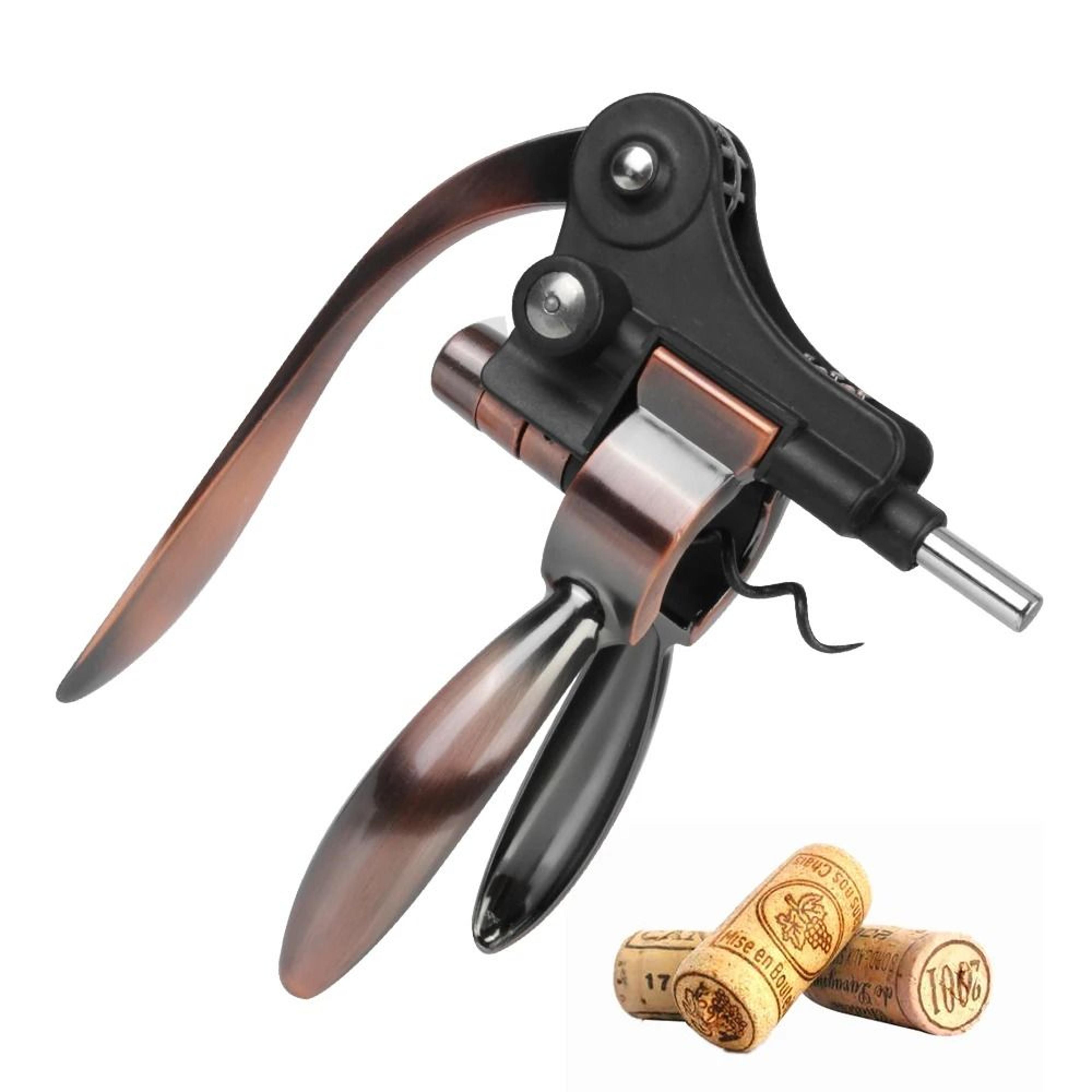 zinc alloy rabbit shaped bar lever corkscrew wine opener bottle opener