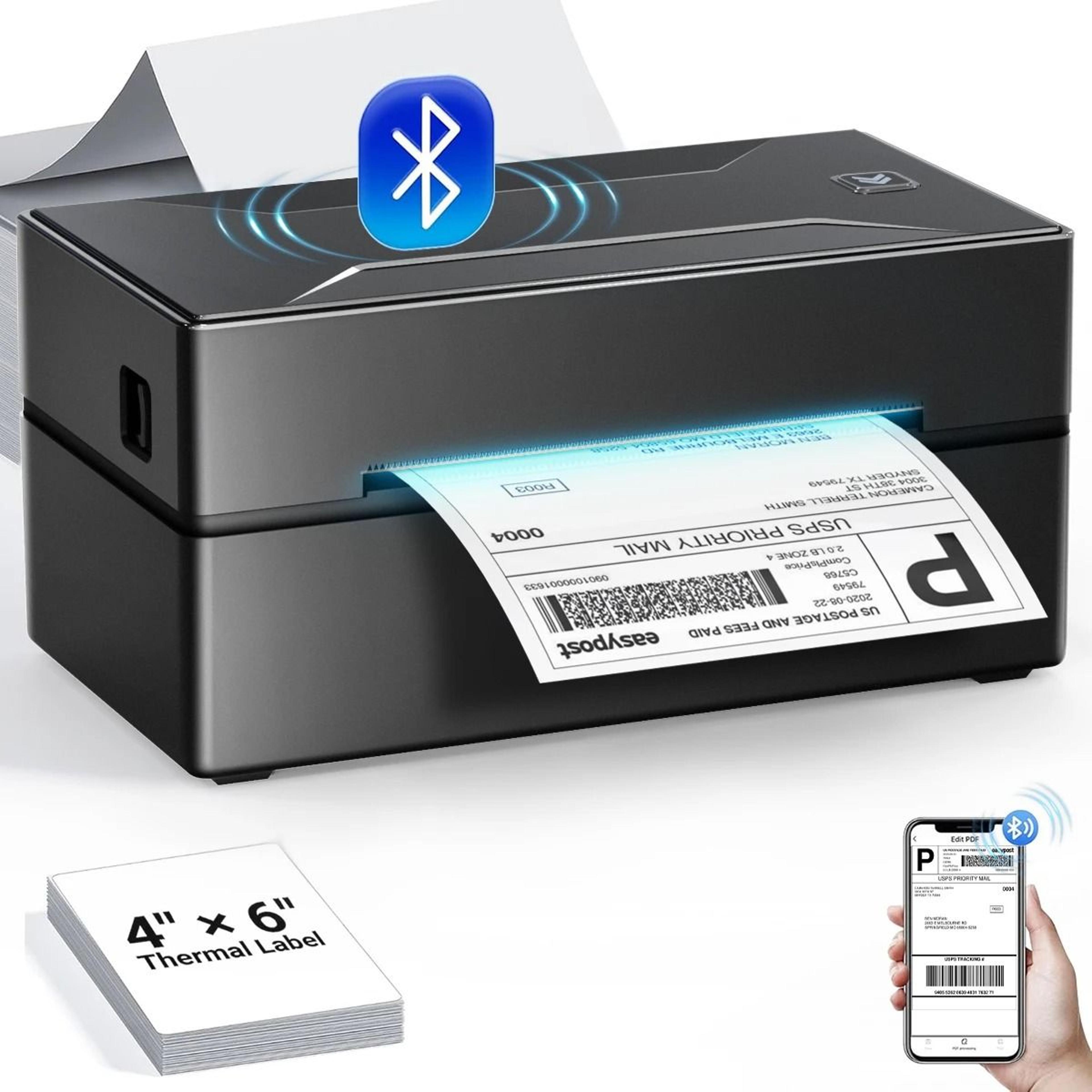 shipping label printer mini bluetooth thermal label maker