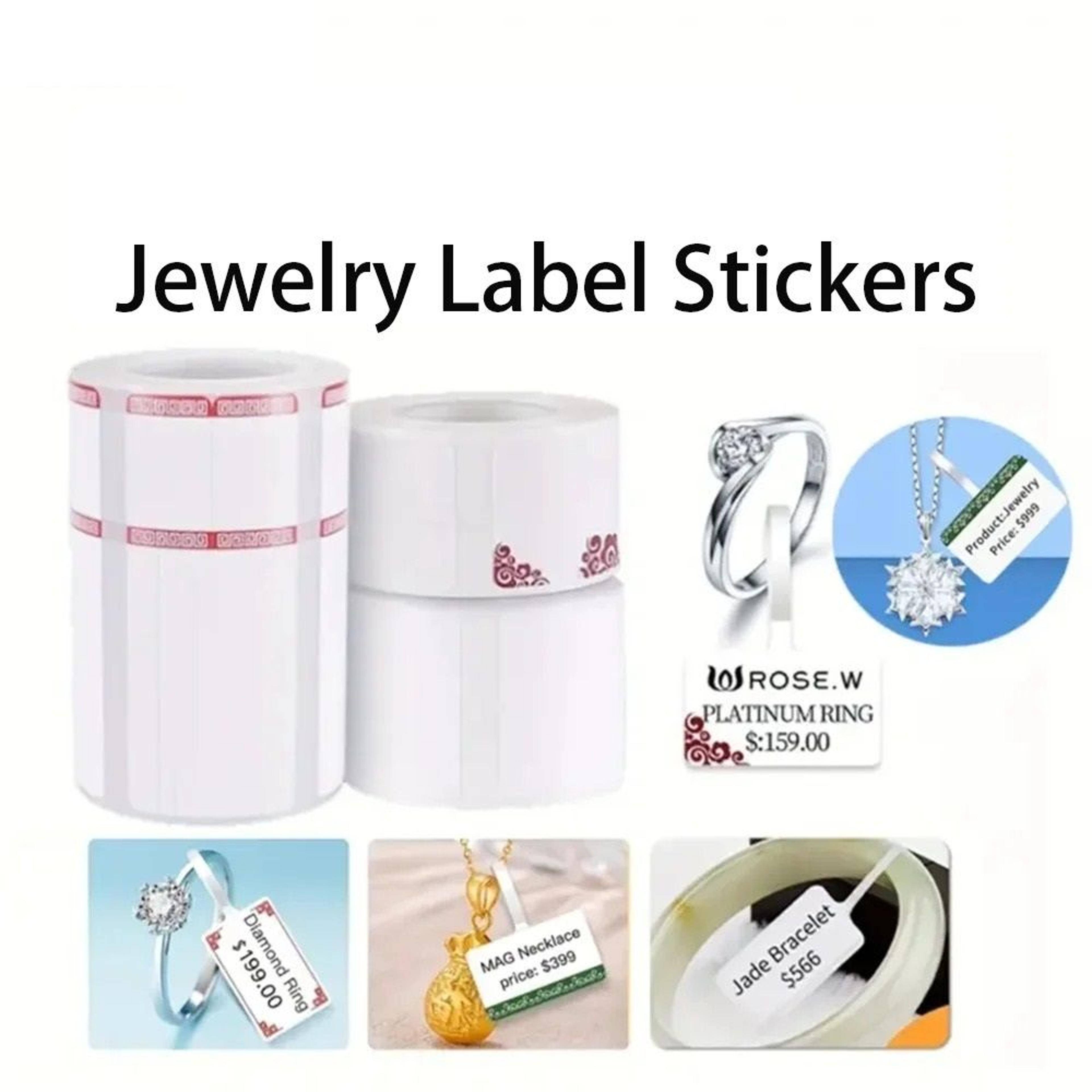 self-adhesive jewelry price label thermal printer sticker maker