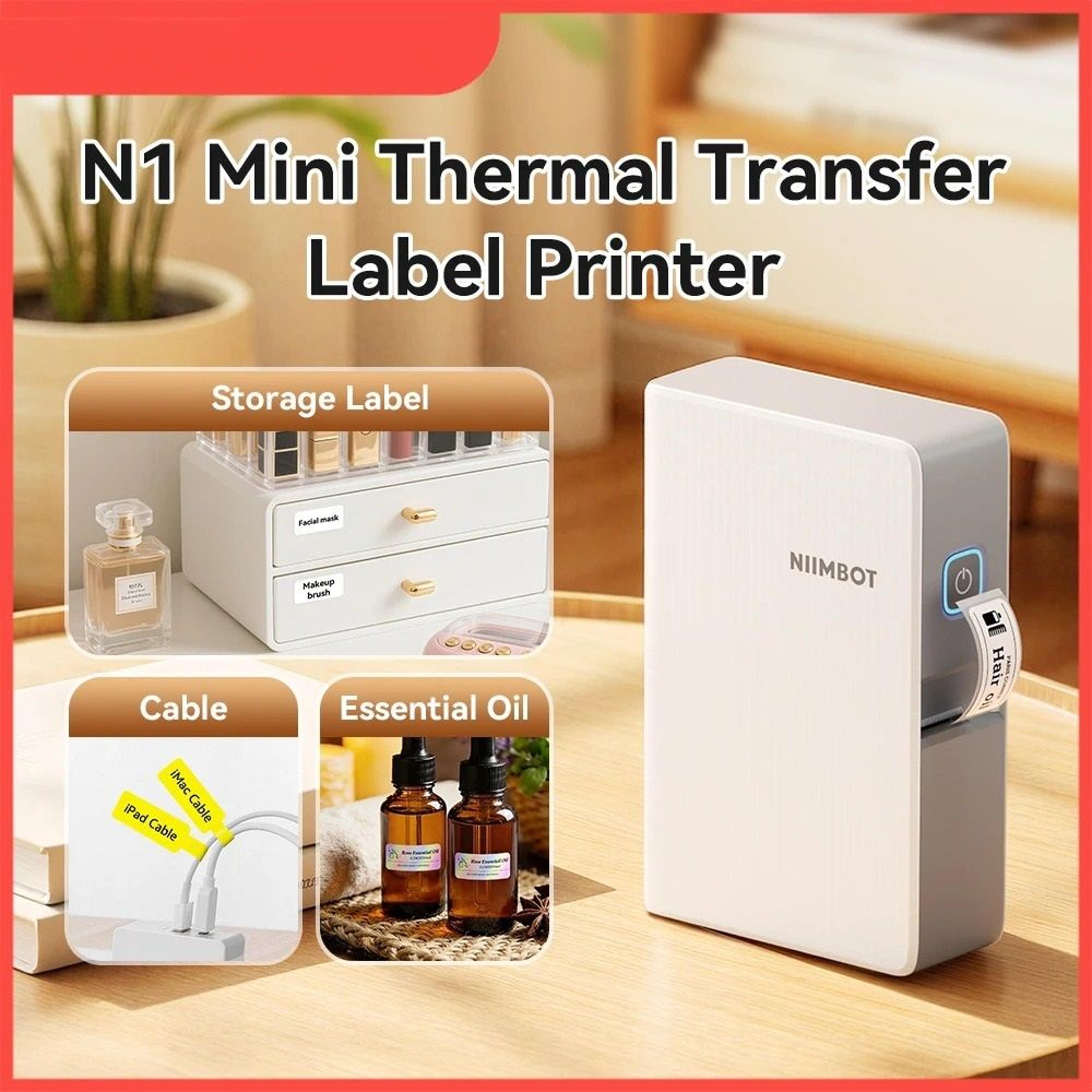 mini portable thermal transfer pocket label maker with pet stickers