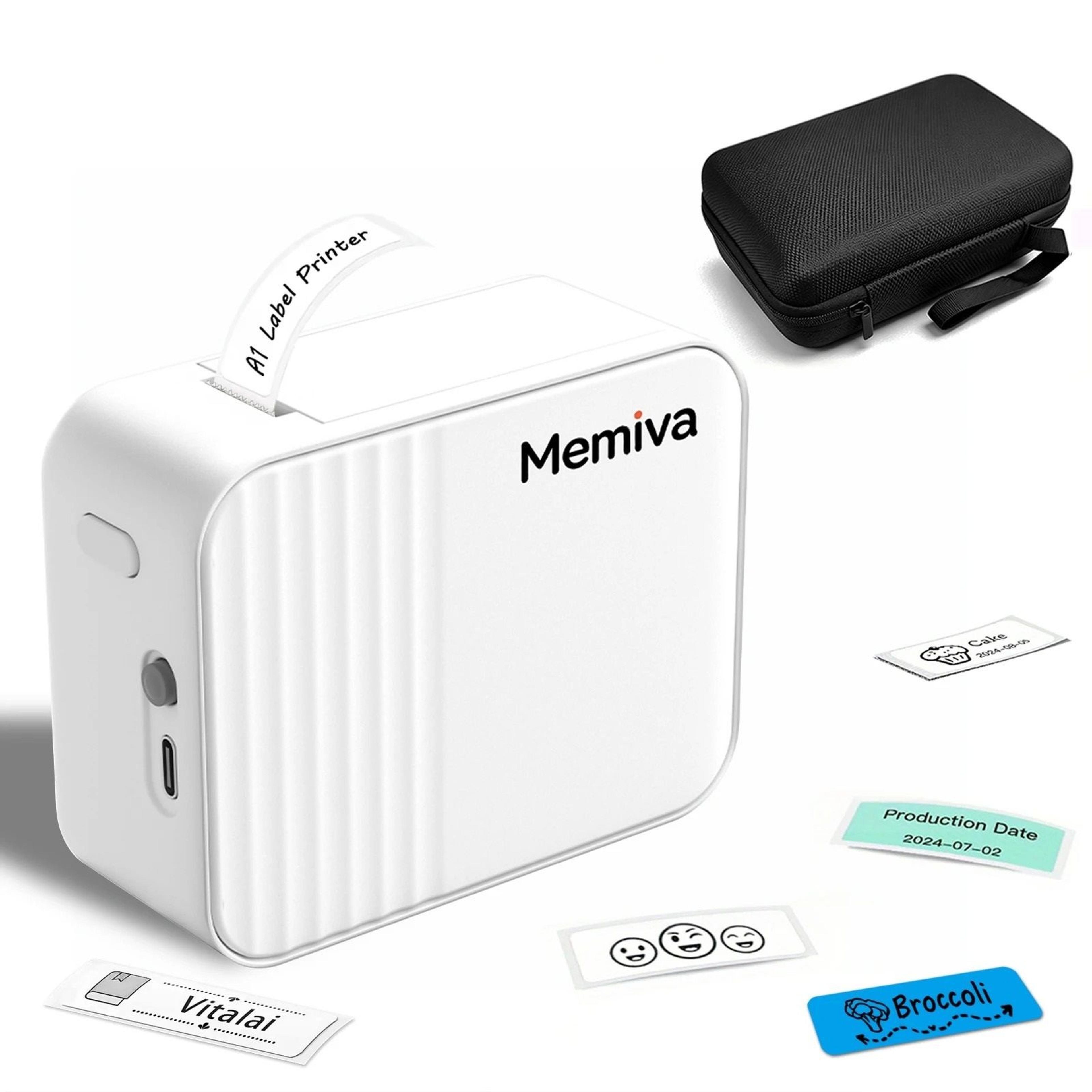mini portable bluetooth thermal label printer inkless pocket sticker maker