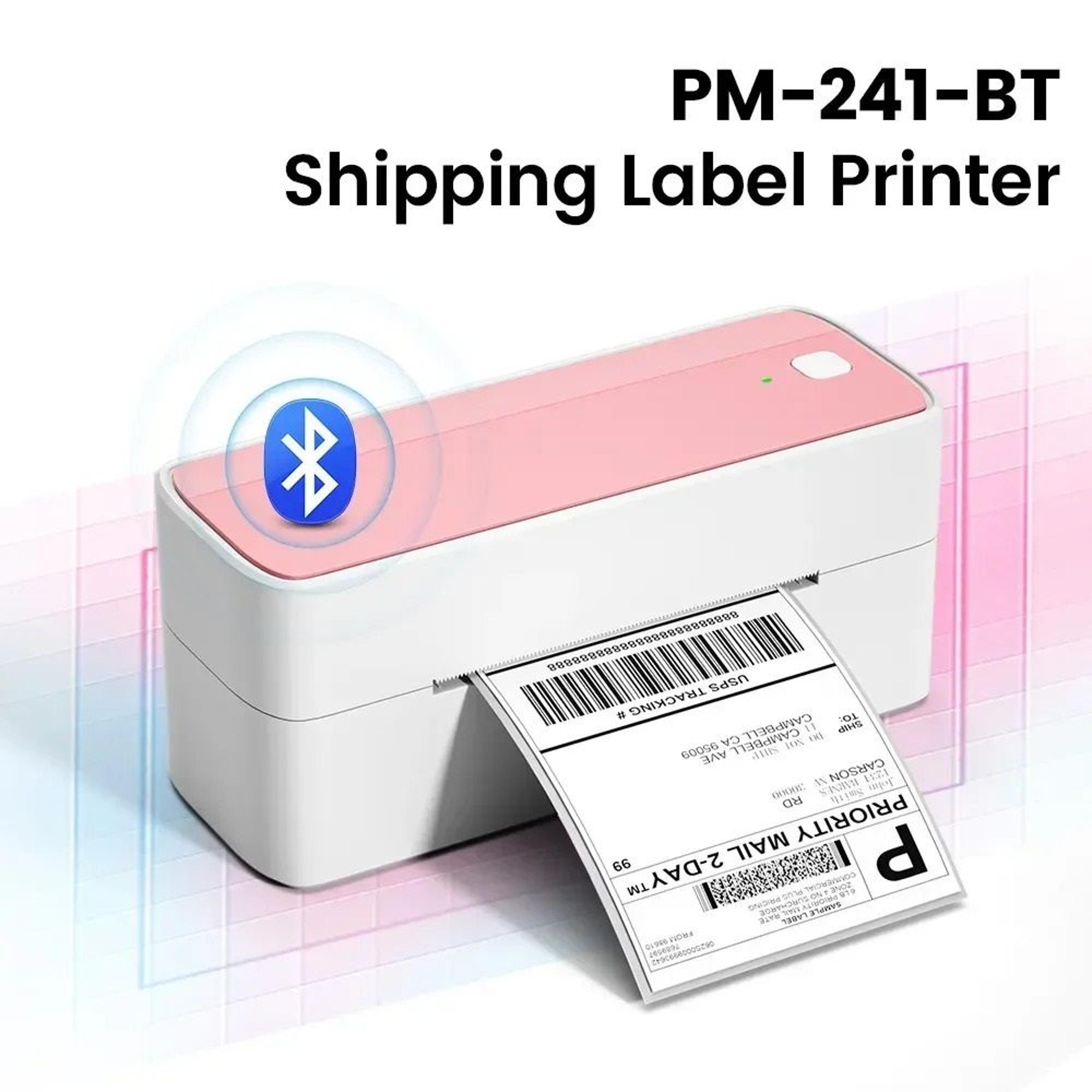 desktop wireless thermal shipping label printer 4x6 barcode waybill maker