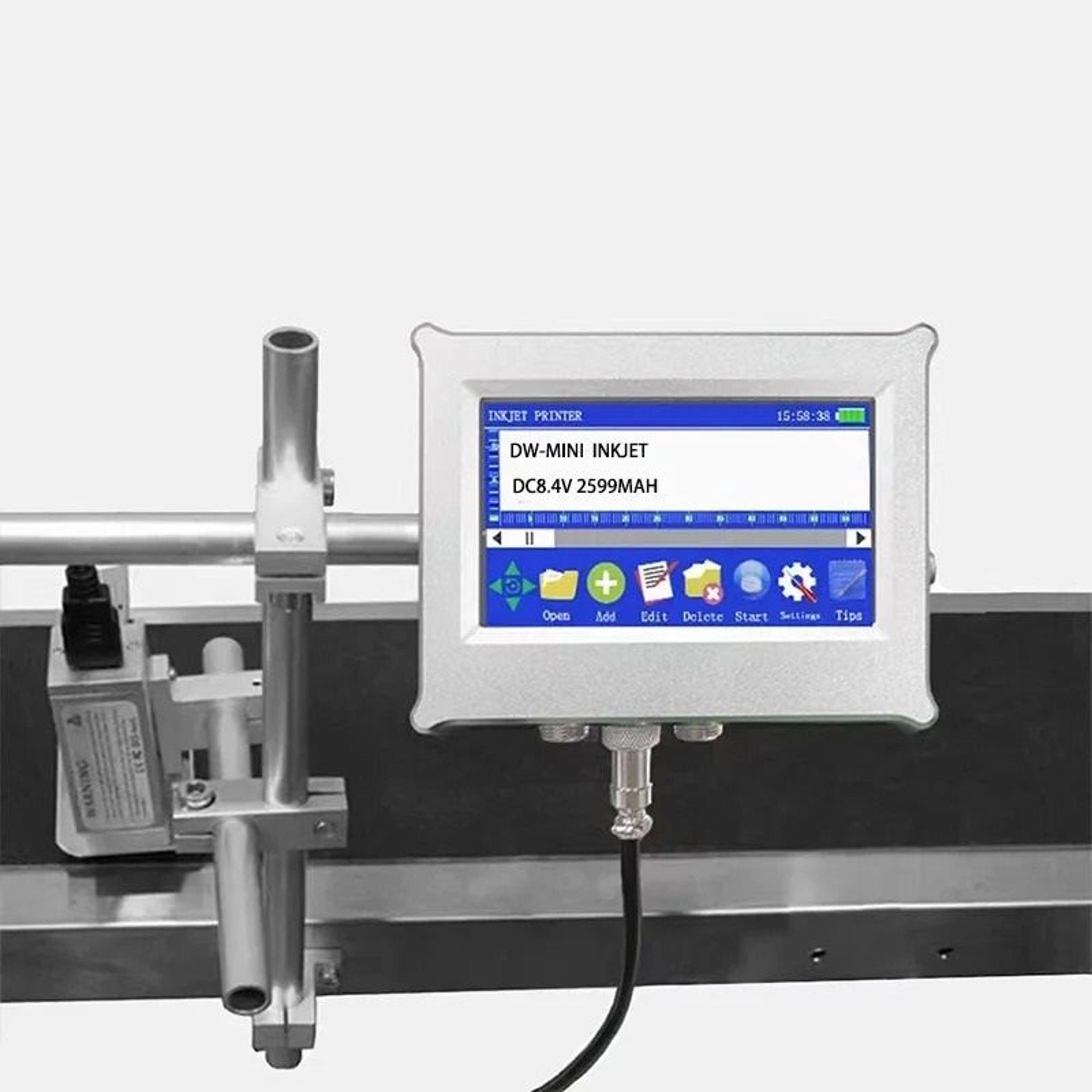 online inkjet printer thermal inkjet tij automatic coding machine for assembly lines