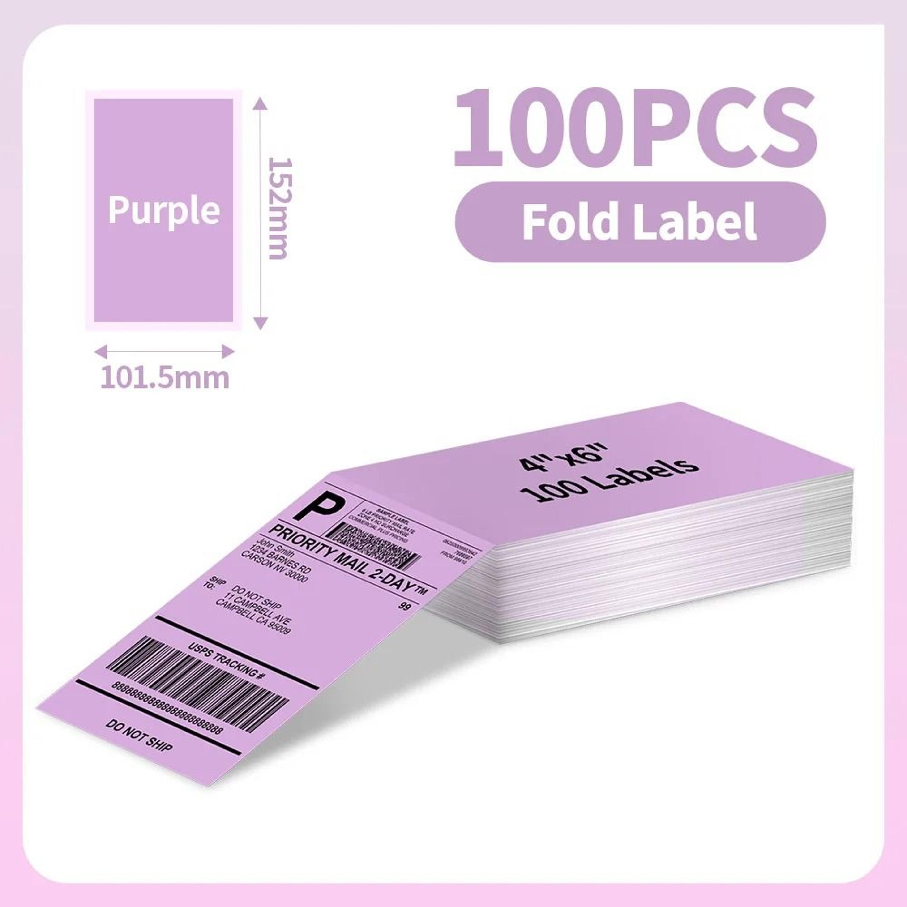 universal thermal shipping label stack 4x6 in direct thermal sticker sheets