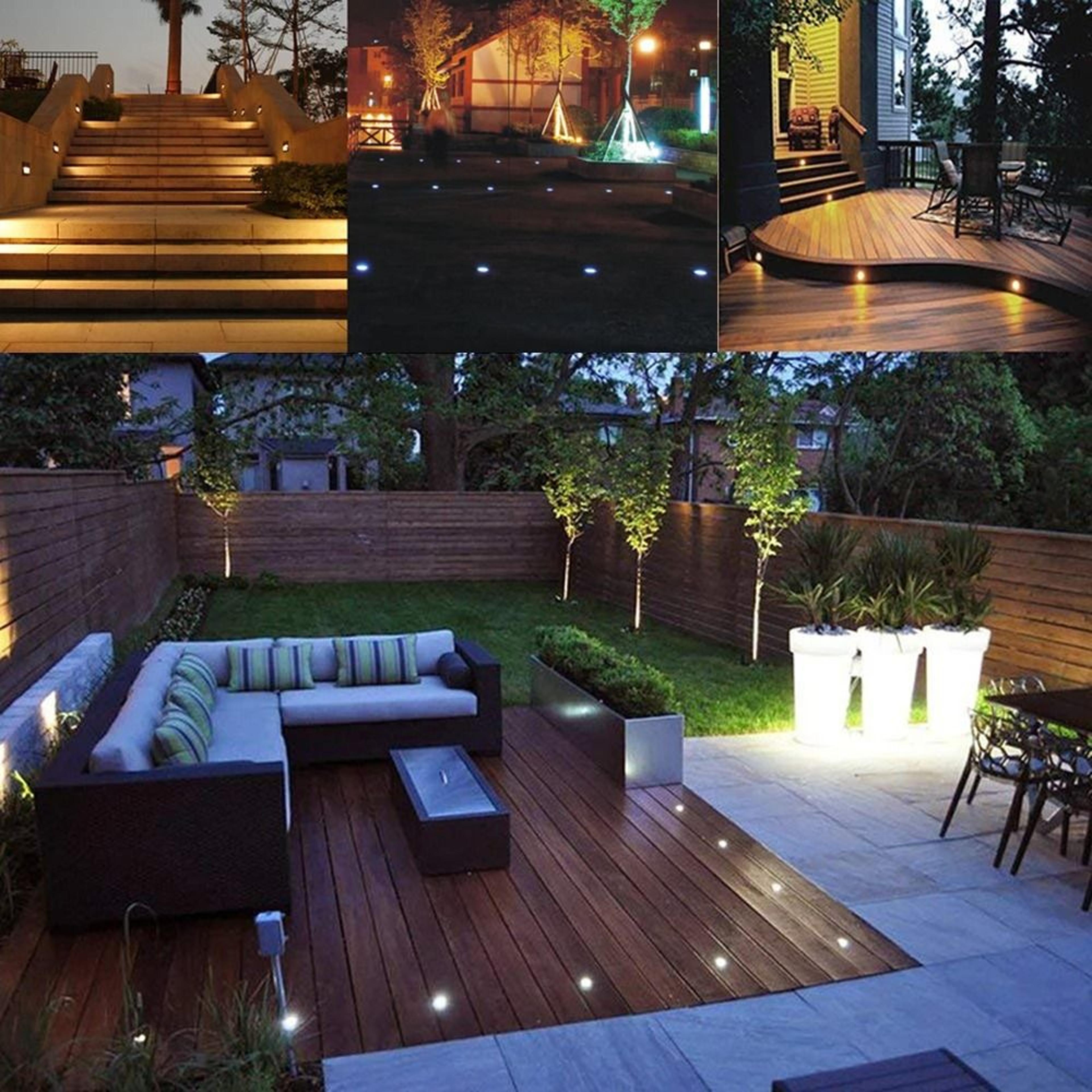 ip67 waterproof led underground light 12v 1w 3w outdoor landscape deck lamp