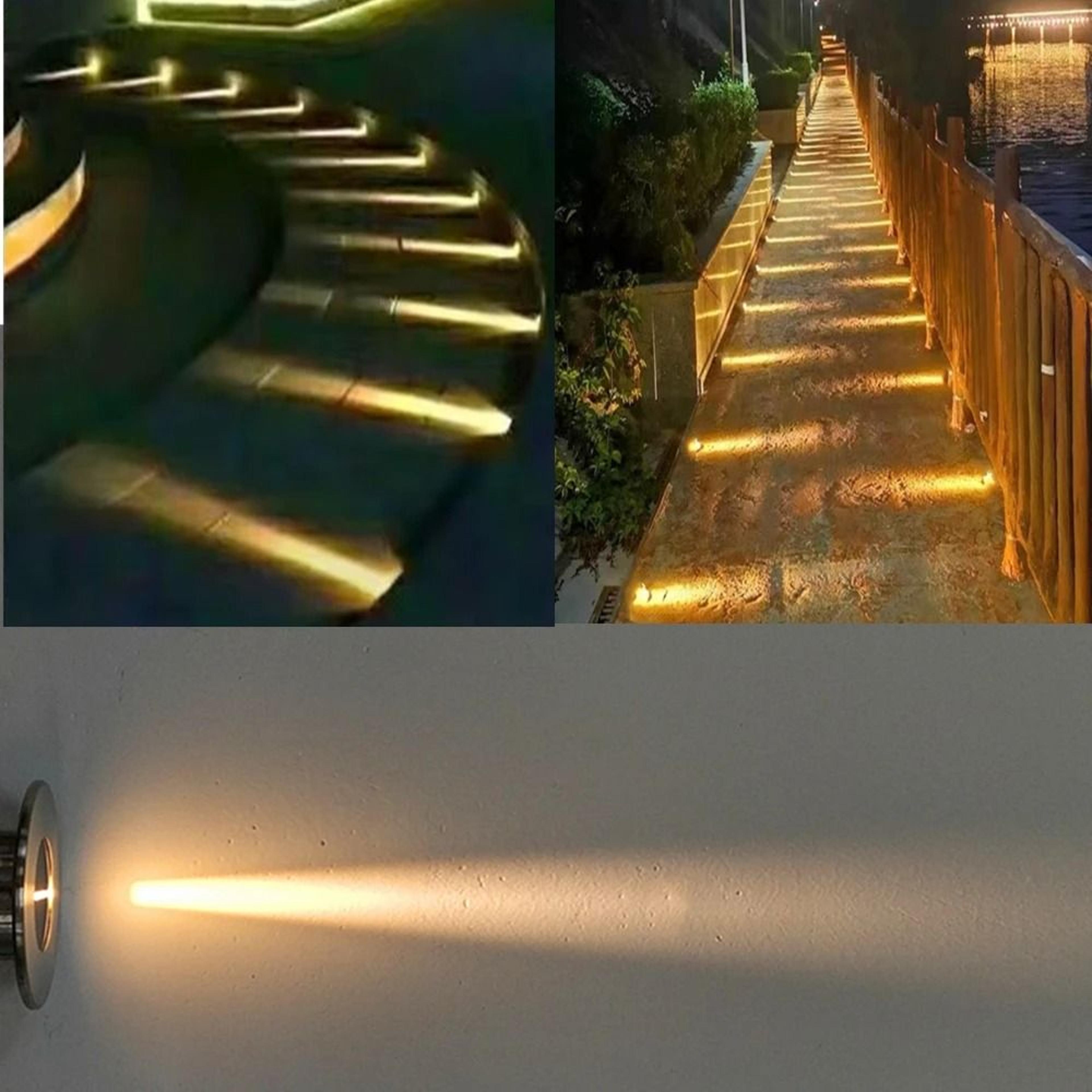outdoor 1w led underground spotlight ip67 waterproof floor spot lamp 12v landscape garden light