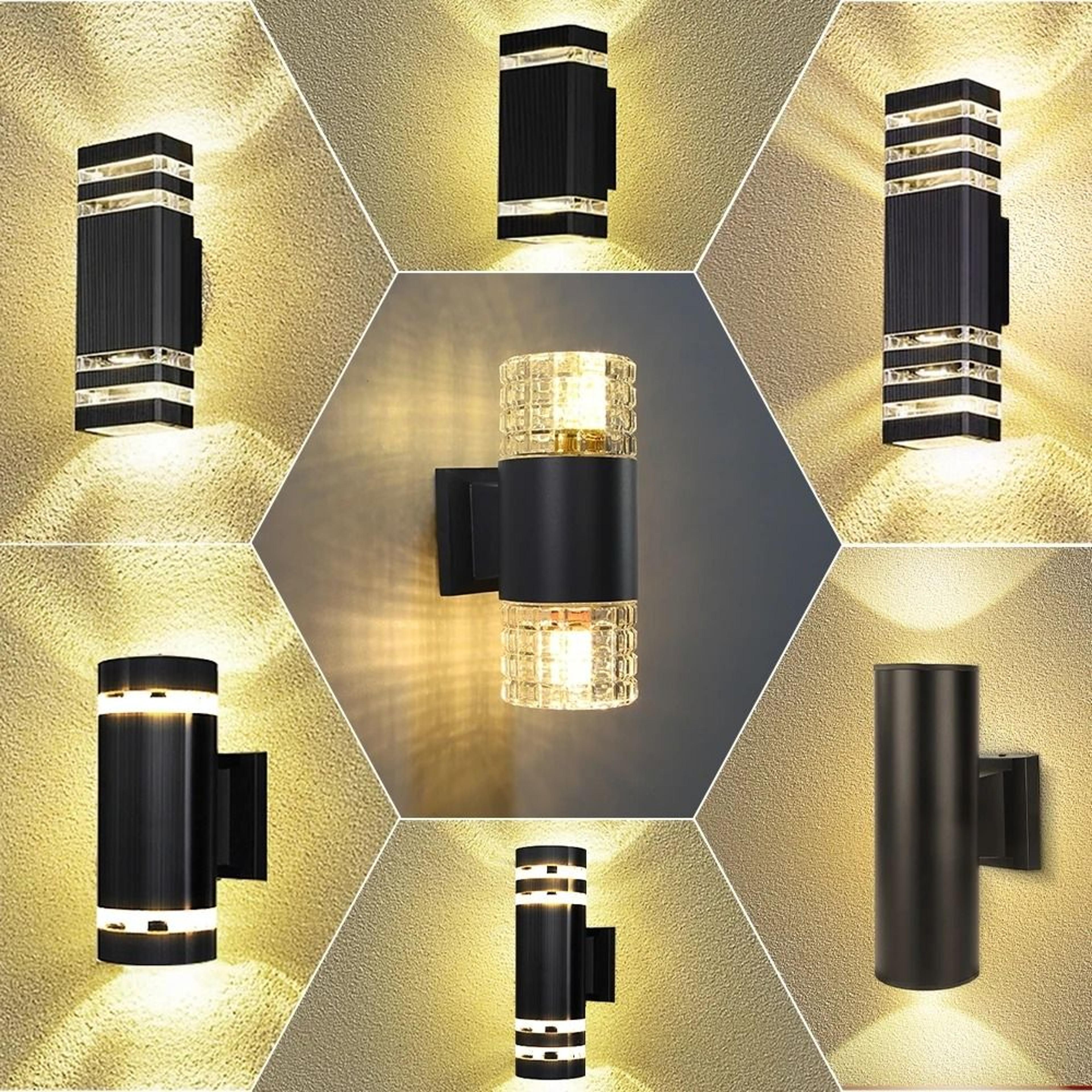 ip66 waterproof outdoor wall light exterior wall lamp e27 replaceable bulb garden light