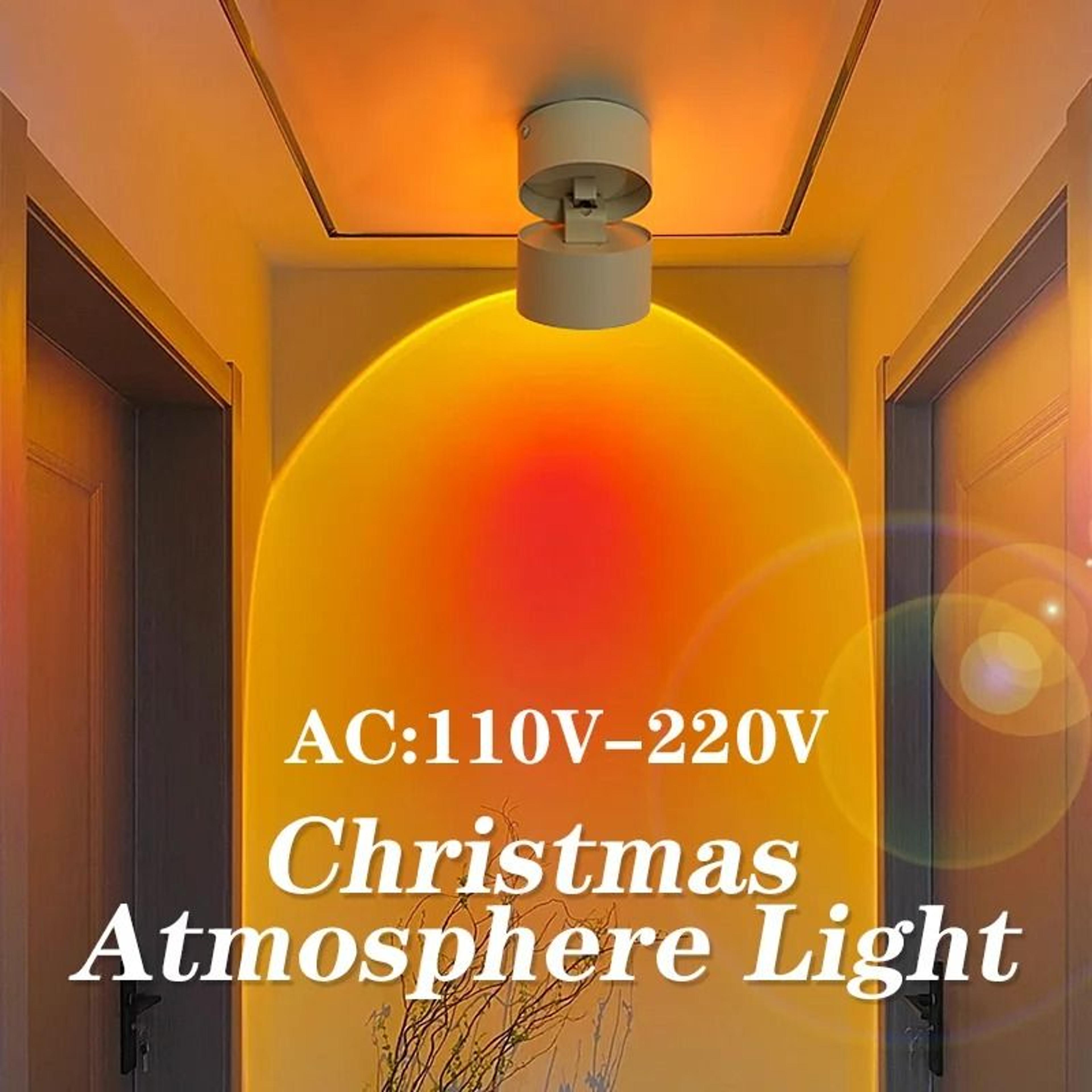 led downlight spot light 110v-220v cob sunset spotlight surface recessed ceiling lamp