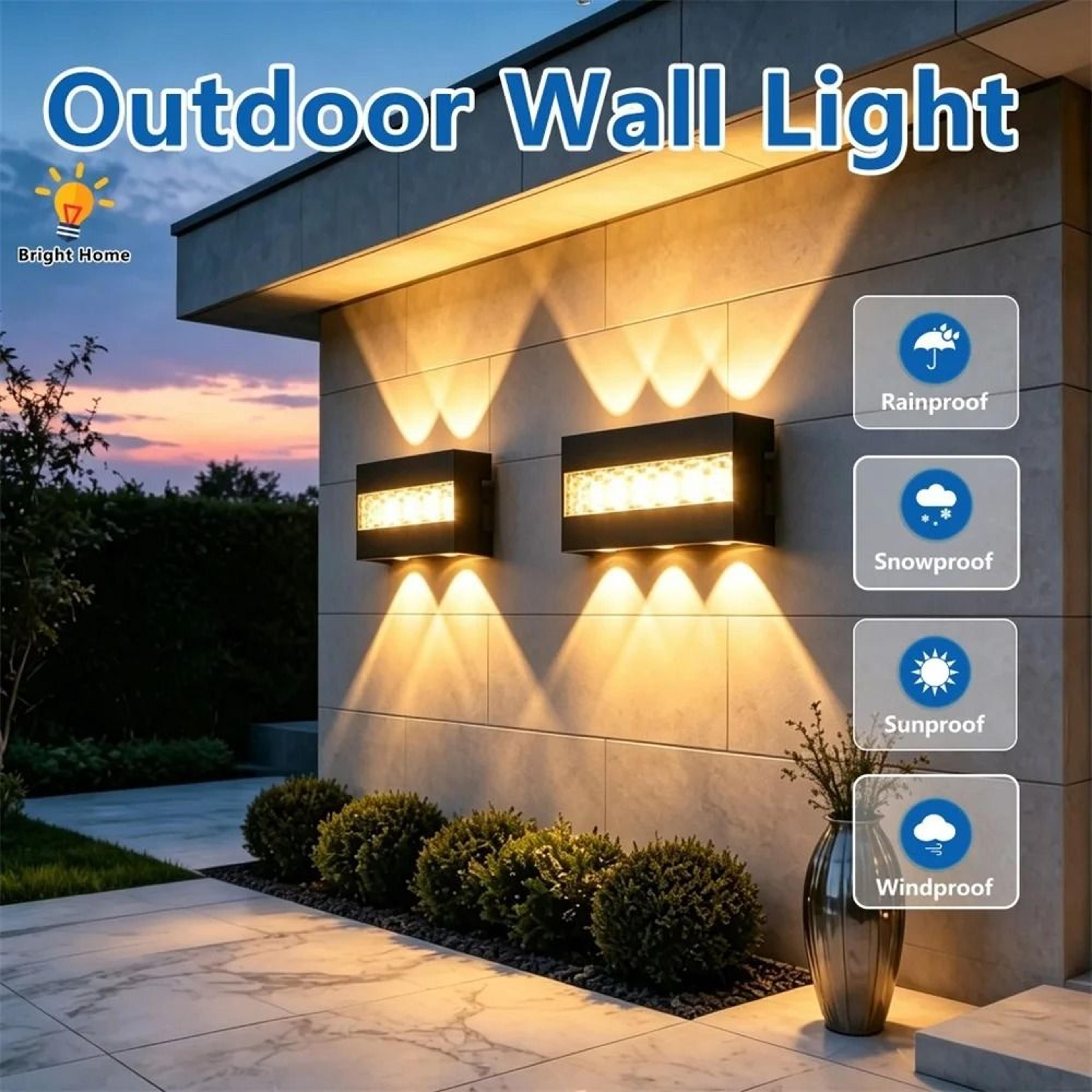 modern led up and down wall lamp ac110-264v indoor sconce decor bedroom corridor porch