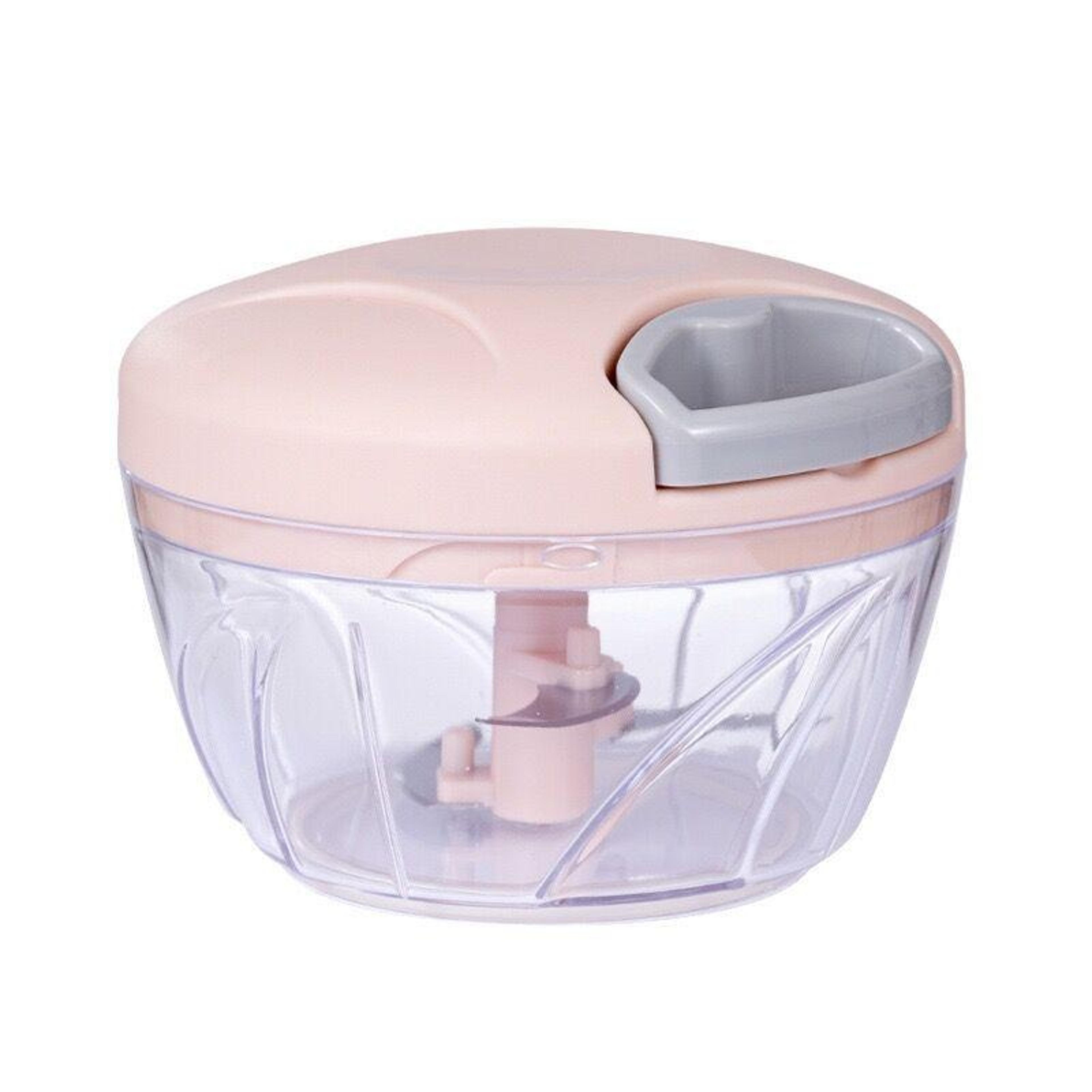 manual meat mincer and rotary vegetable chopper for garlic onion and meal prep