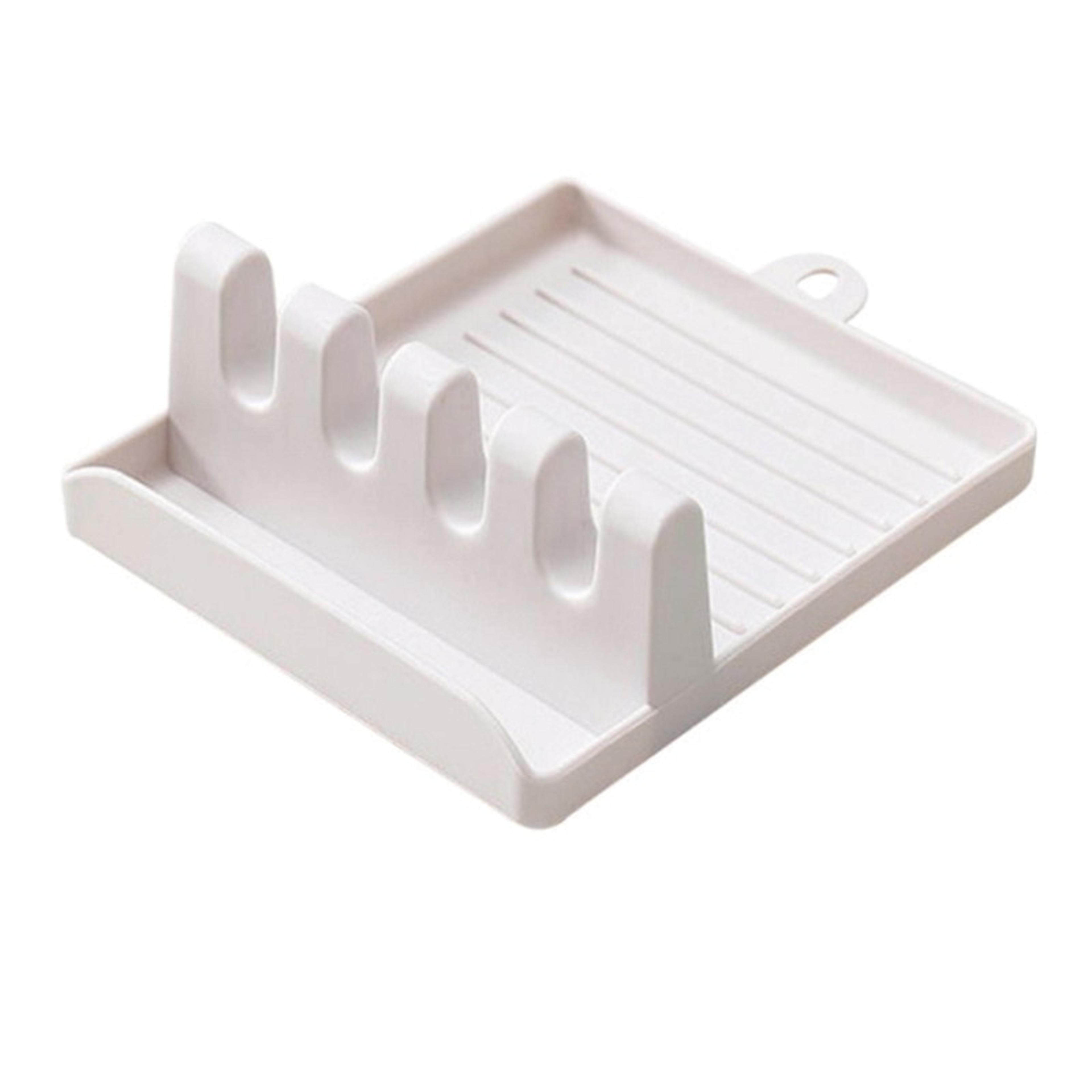 non slip kitchen spoon rest and multi utensil holder