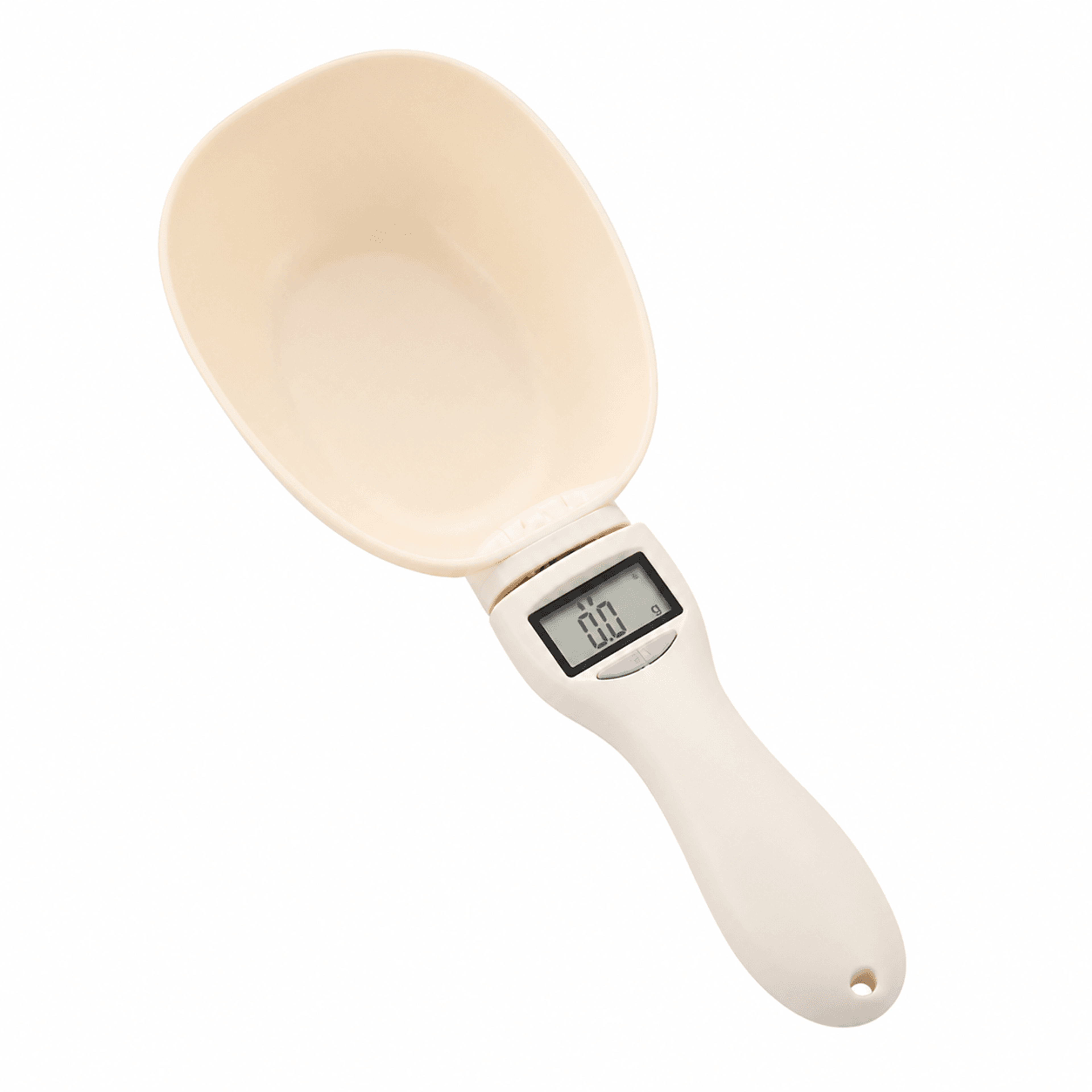 smart digital pet food scoop scale with led display for dogs and cats