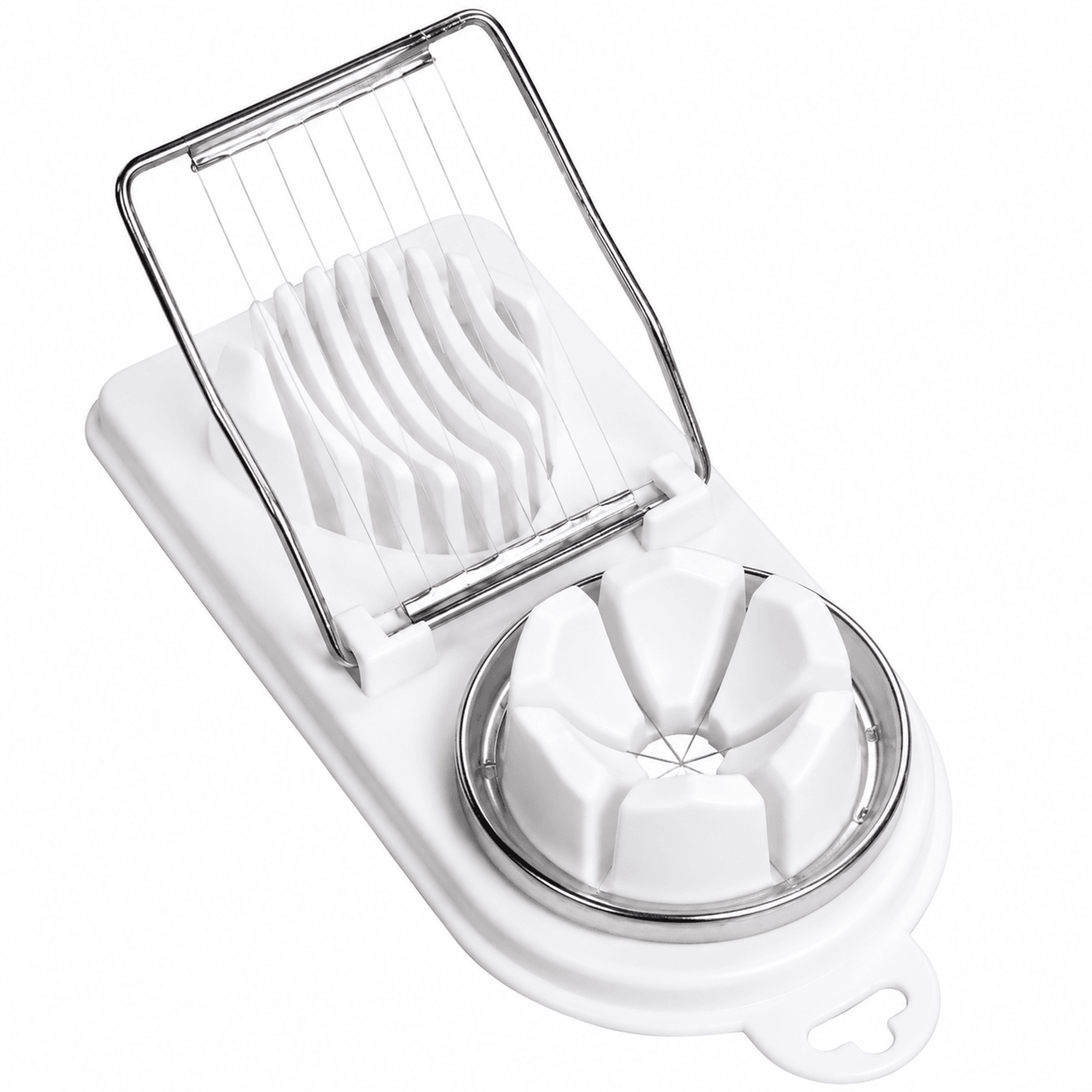 stainless steel egg slicer and hard boiled egg cutter