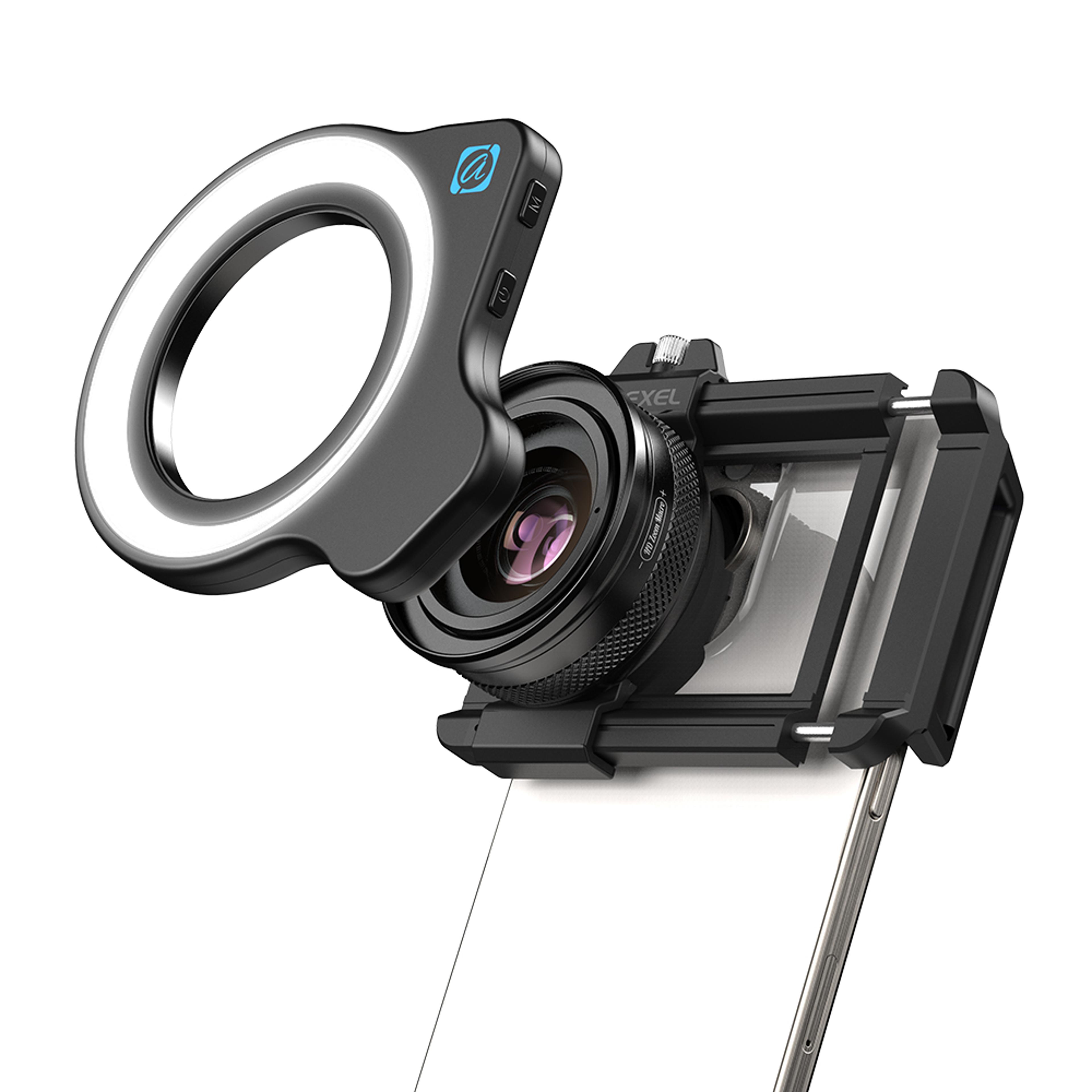 zoom macro lens for phone with led fill light for iphone android