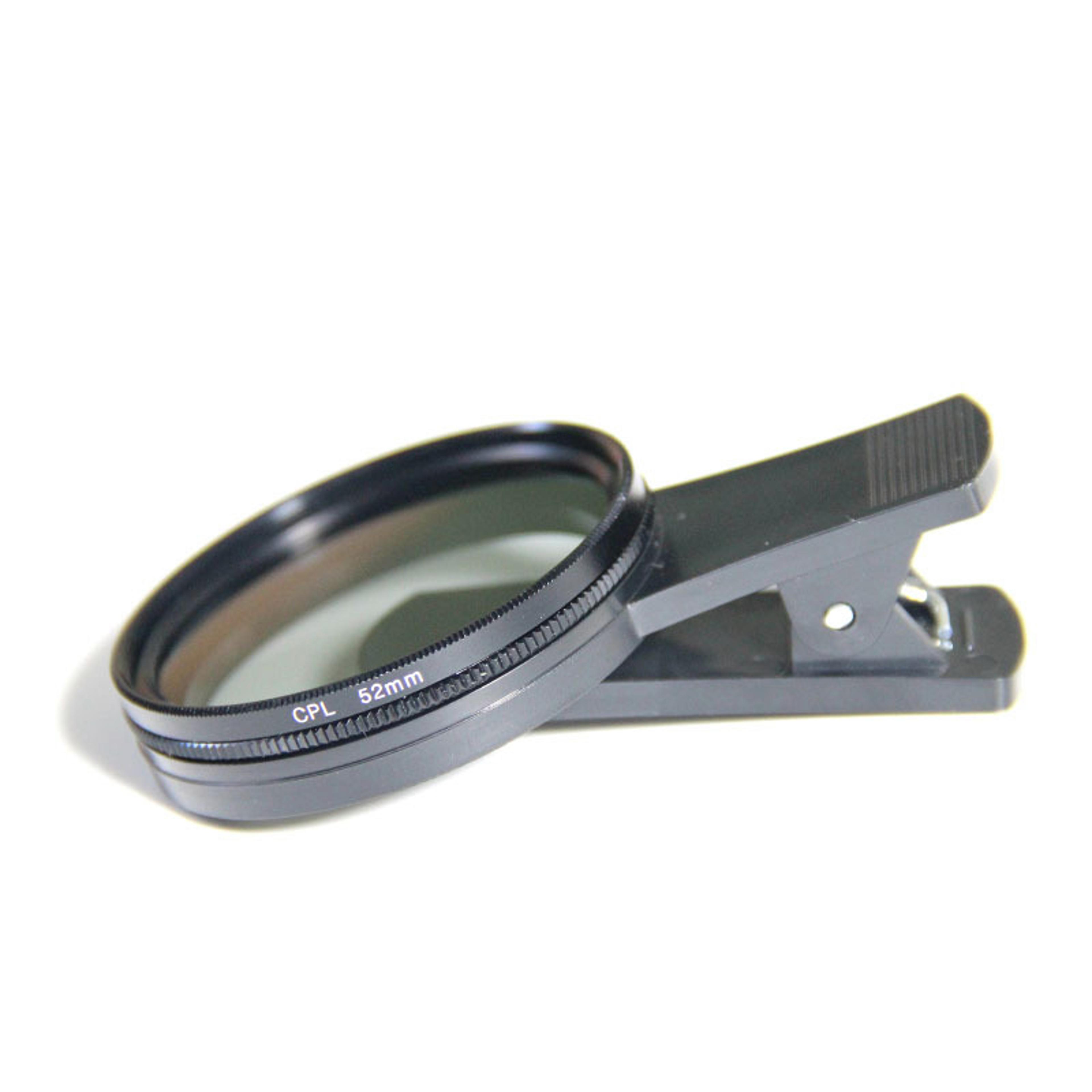 smartphone polarizer filter for glare free mobile photography