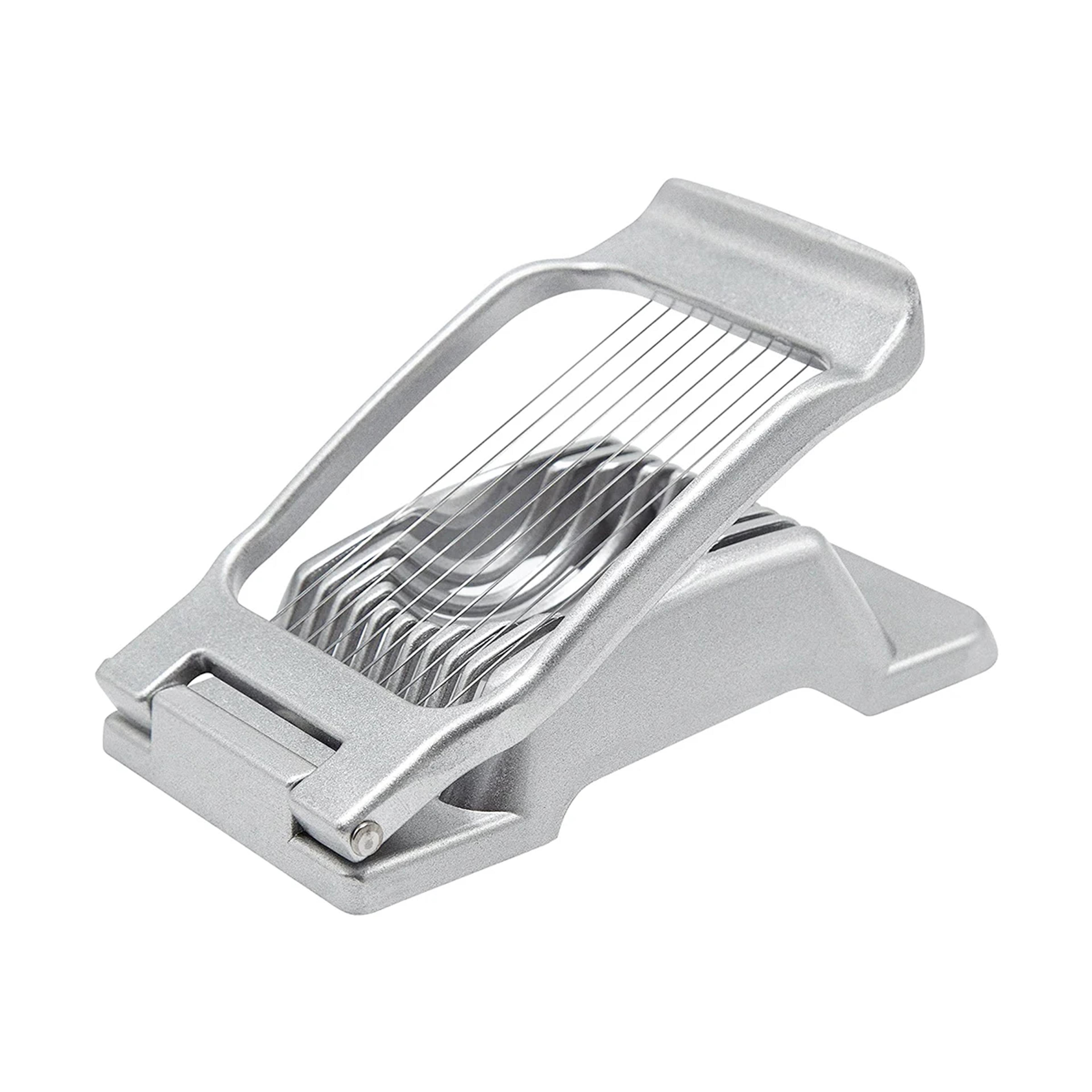heavy duty aluminum egg slicer for hard boiled eggs and soft foods