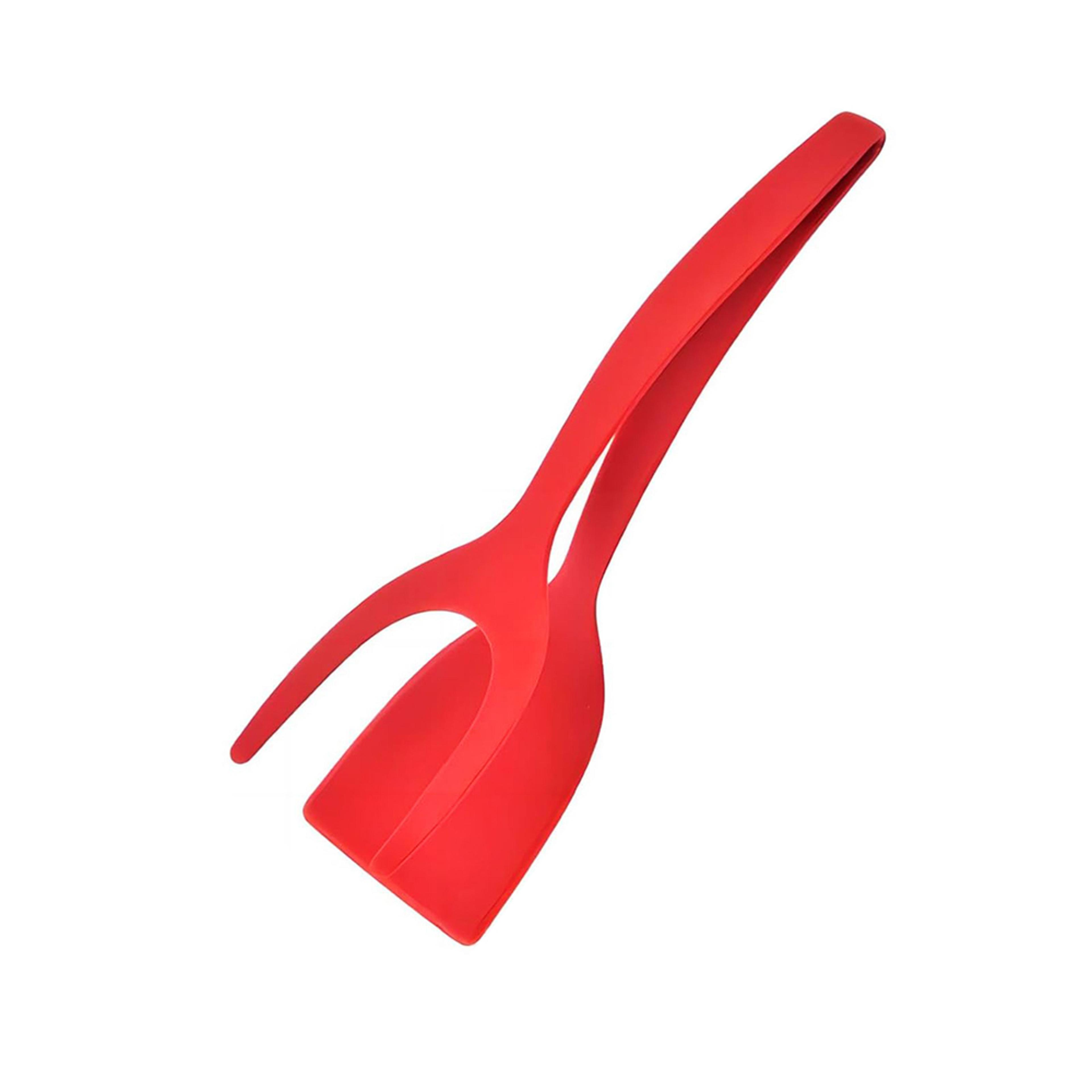 grip flip spatula tongs nonstick egg flipper for pancakes omelets and fish