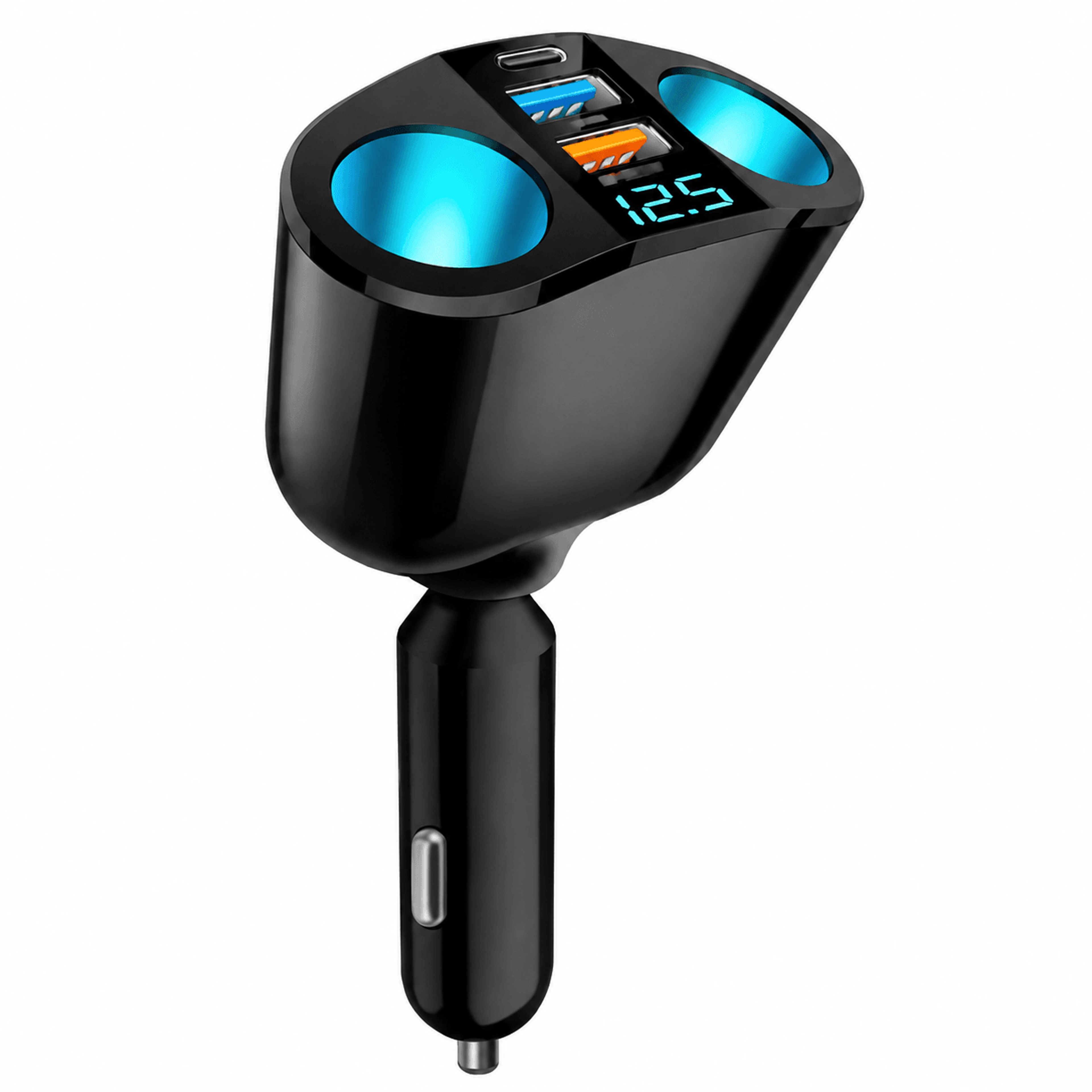 quick charge car charger q pd dual usb cigarette lighter adapter