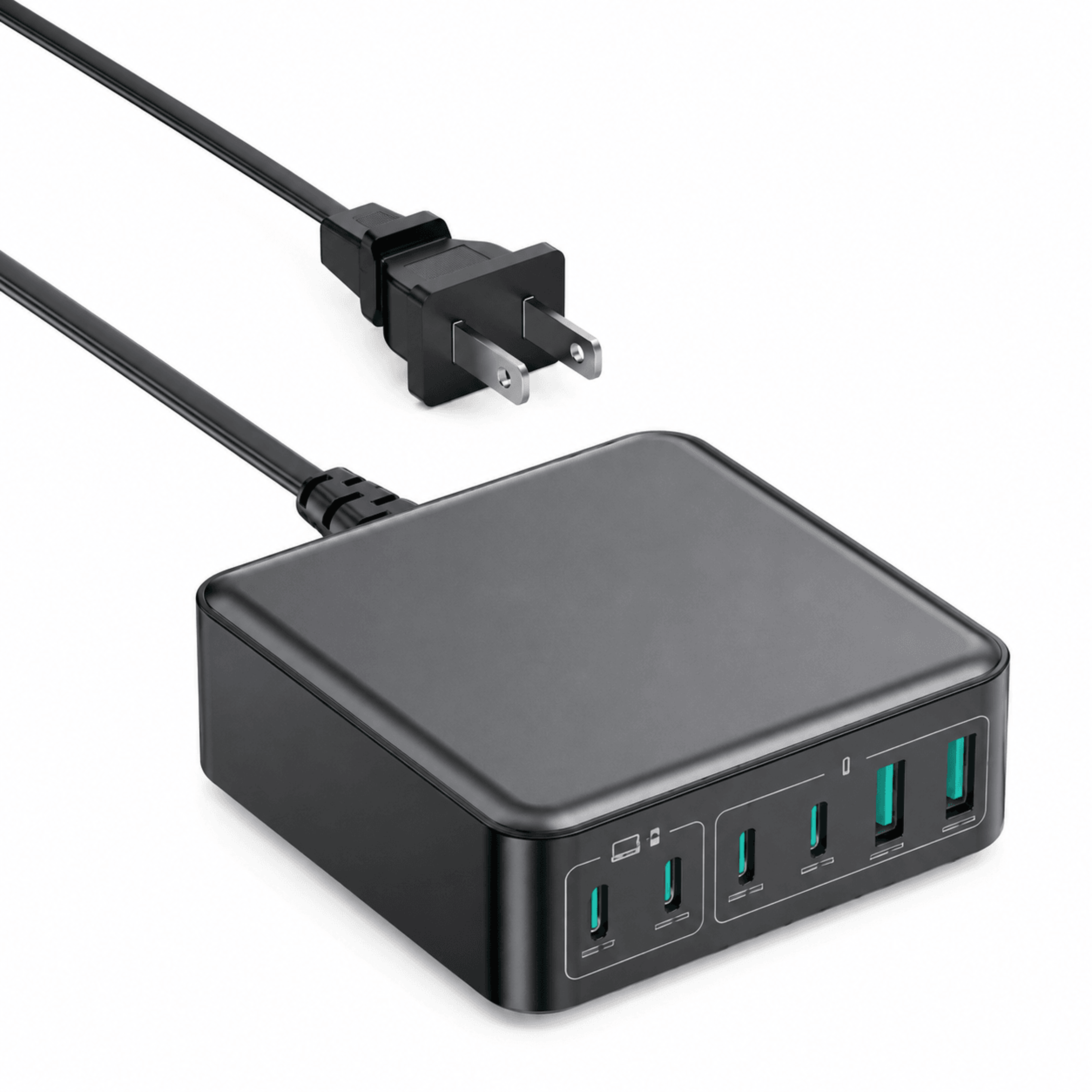 charging station port pd fast charger for laptop iphone and tablet
