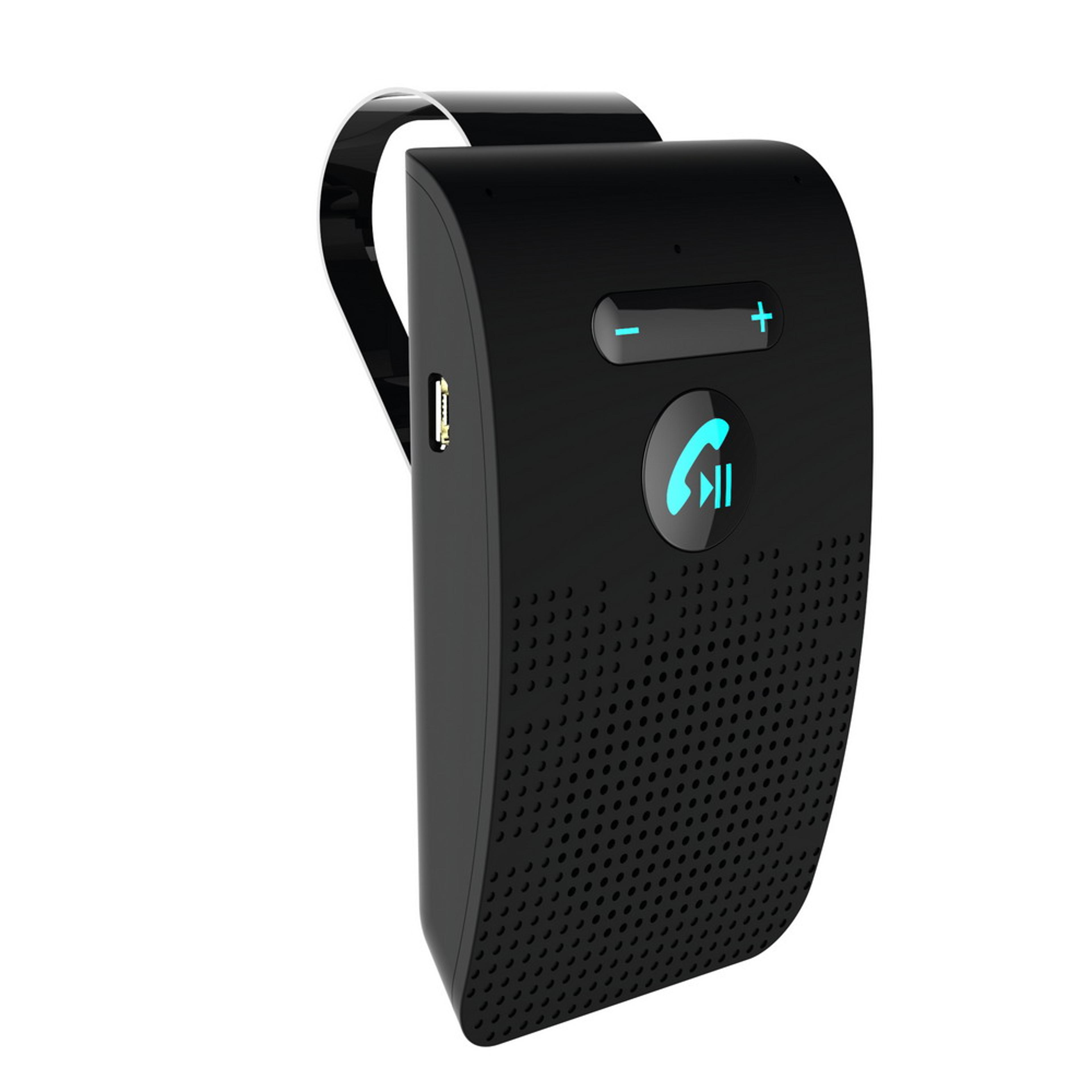 dual mic bluetooth car speakerphone sun visor handsfree kit