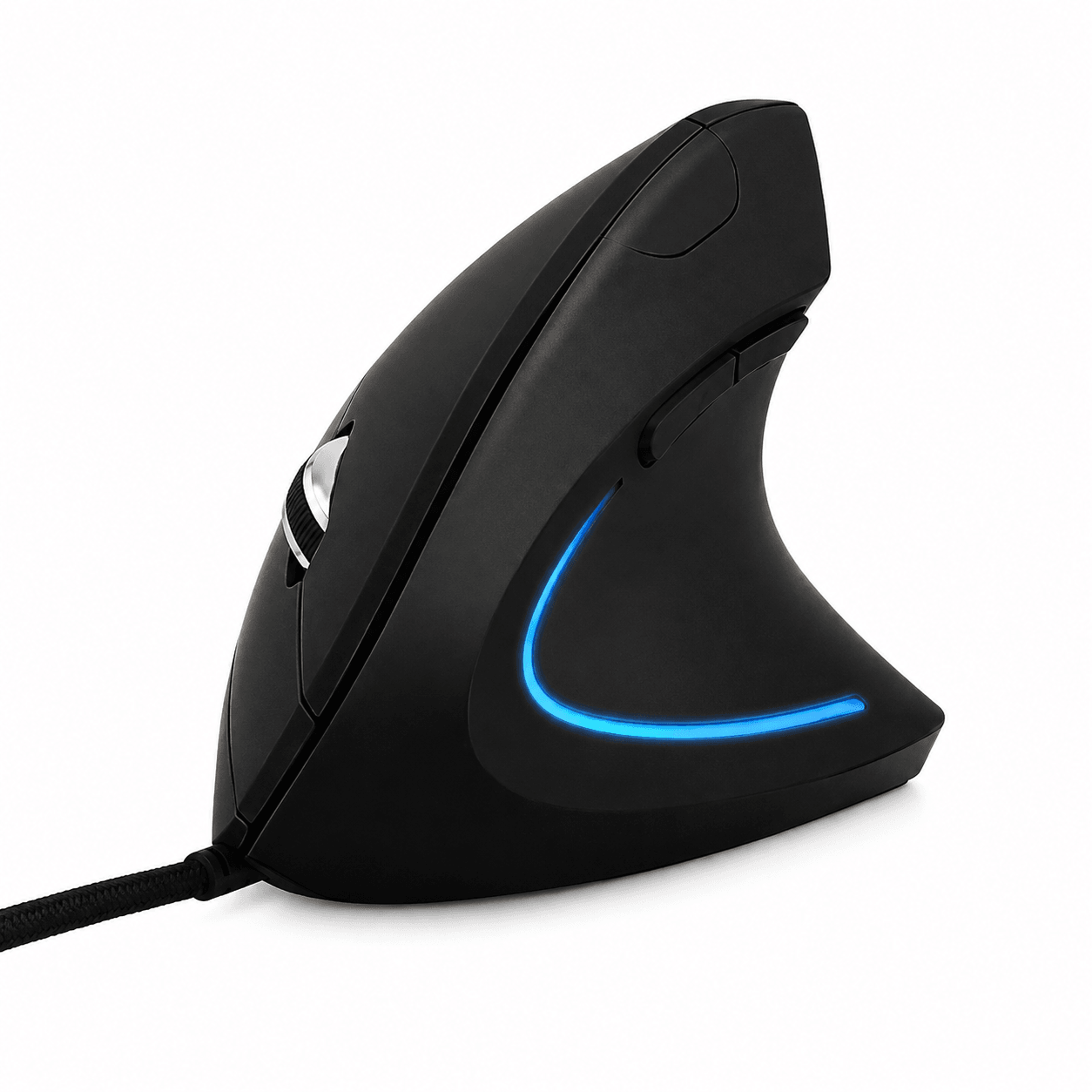 ergonomic vertical rgb gaming mouse wired usb wrist support mouse