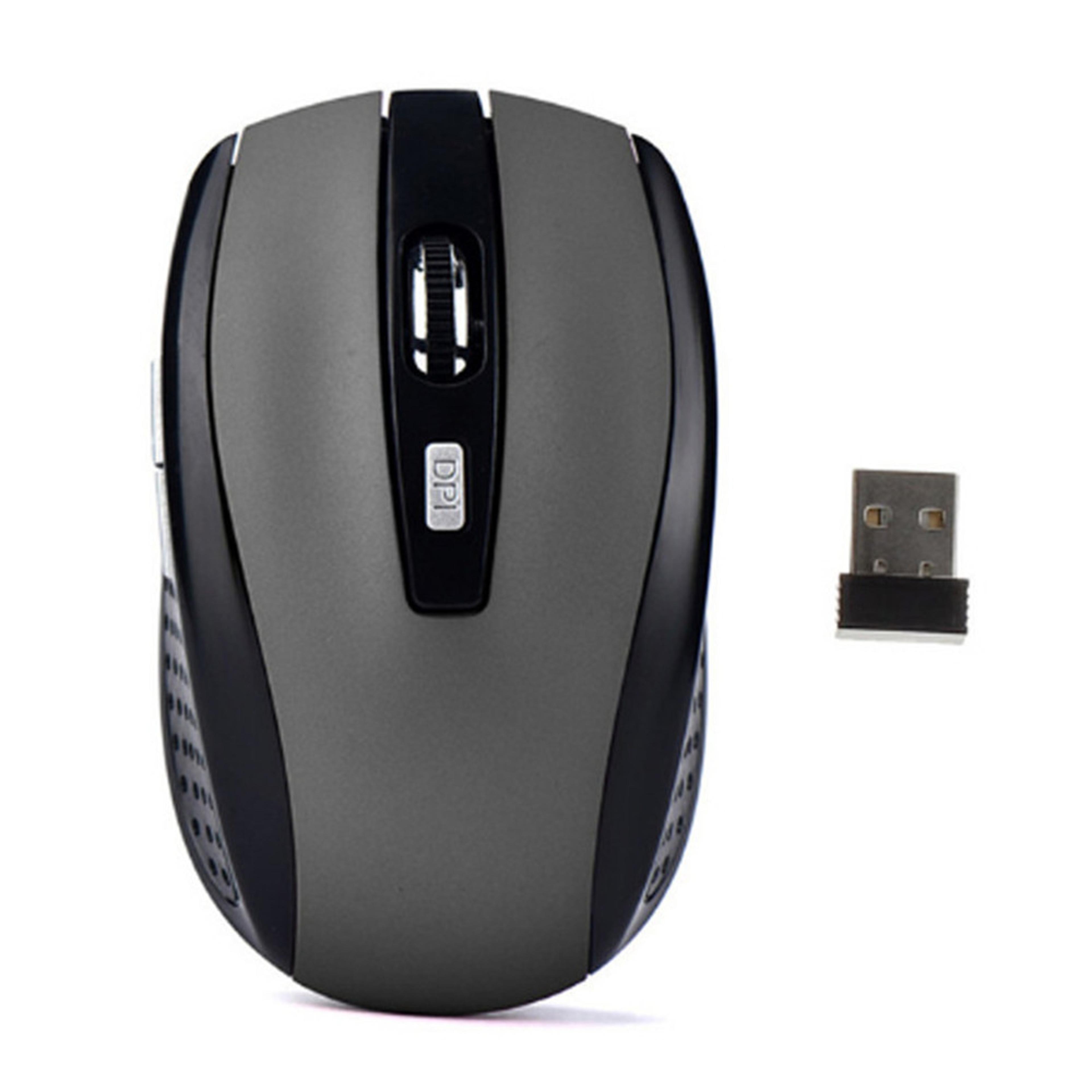 slim wireless gaming mouse with silent click and dpi for laptop pc macbook