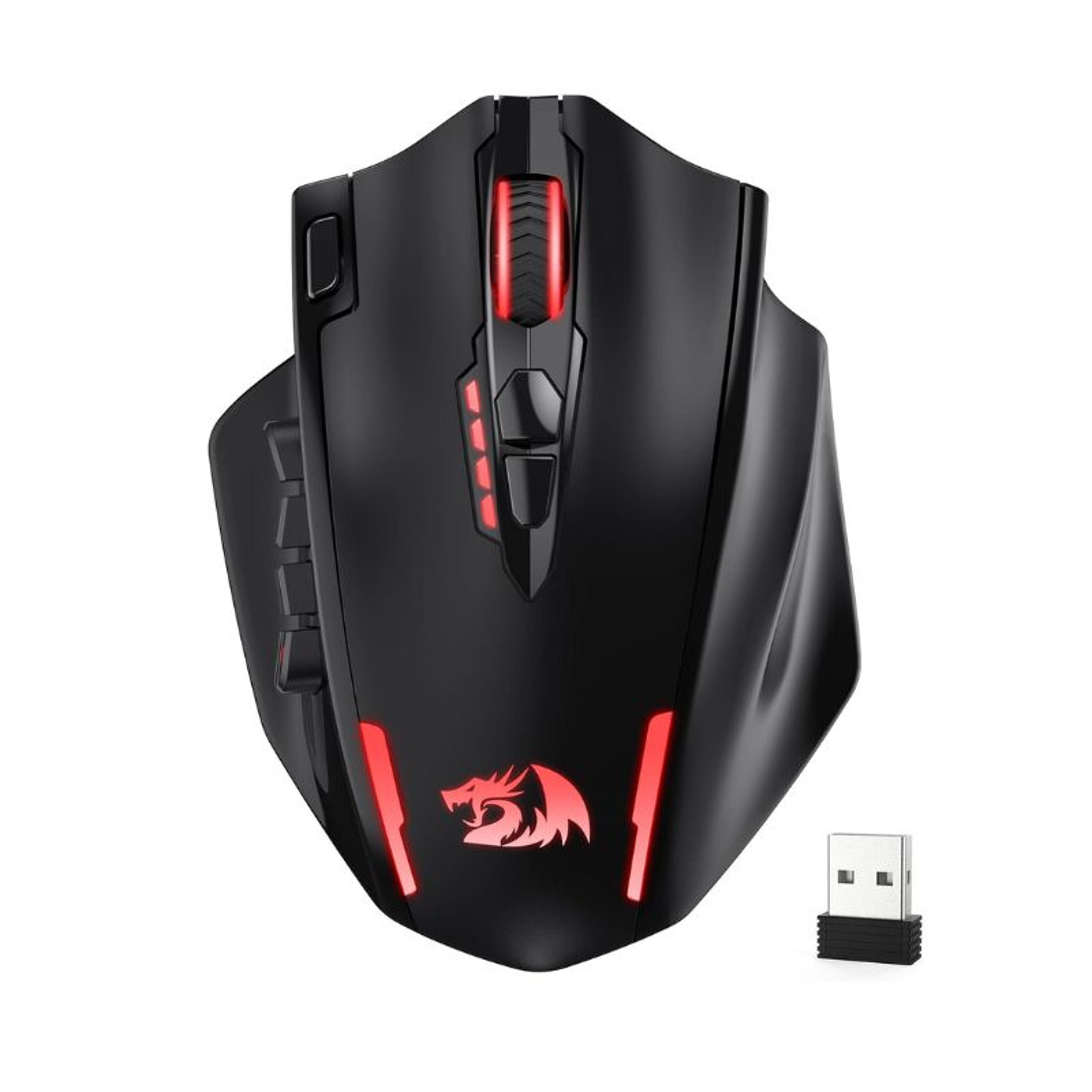 redragon max wireless mmo gaming mouse dpi with programmable buttons