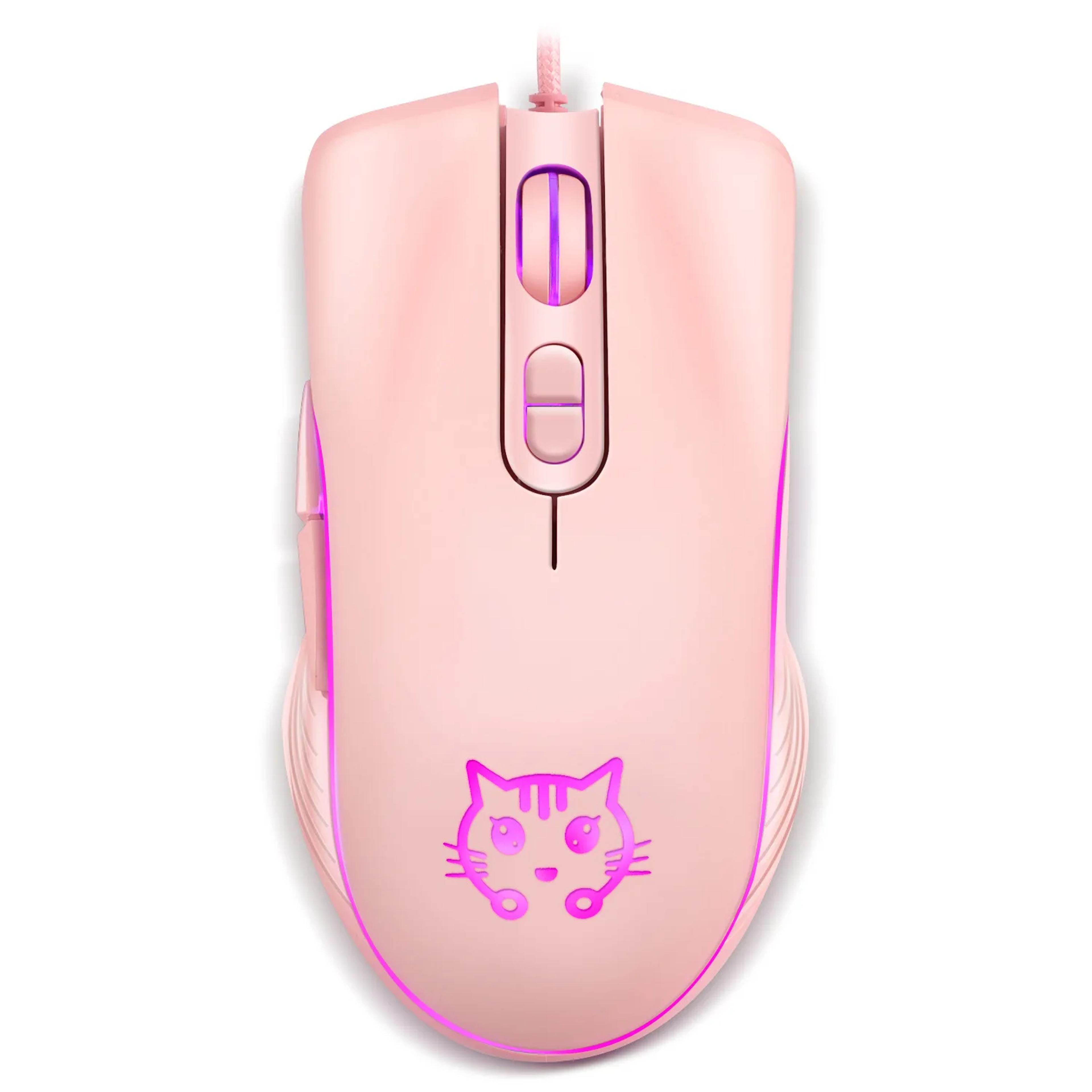 rgb gaming mouse for pc laptop with colorful lighting