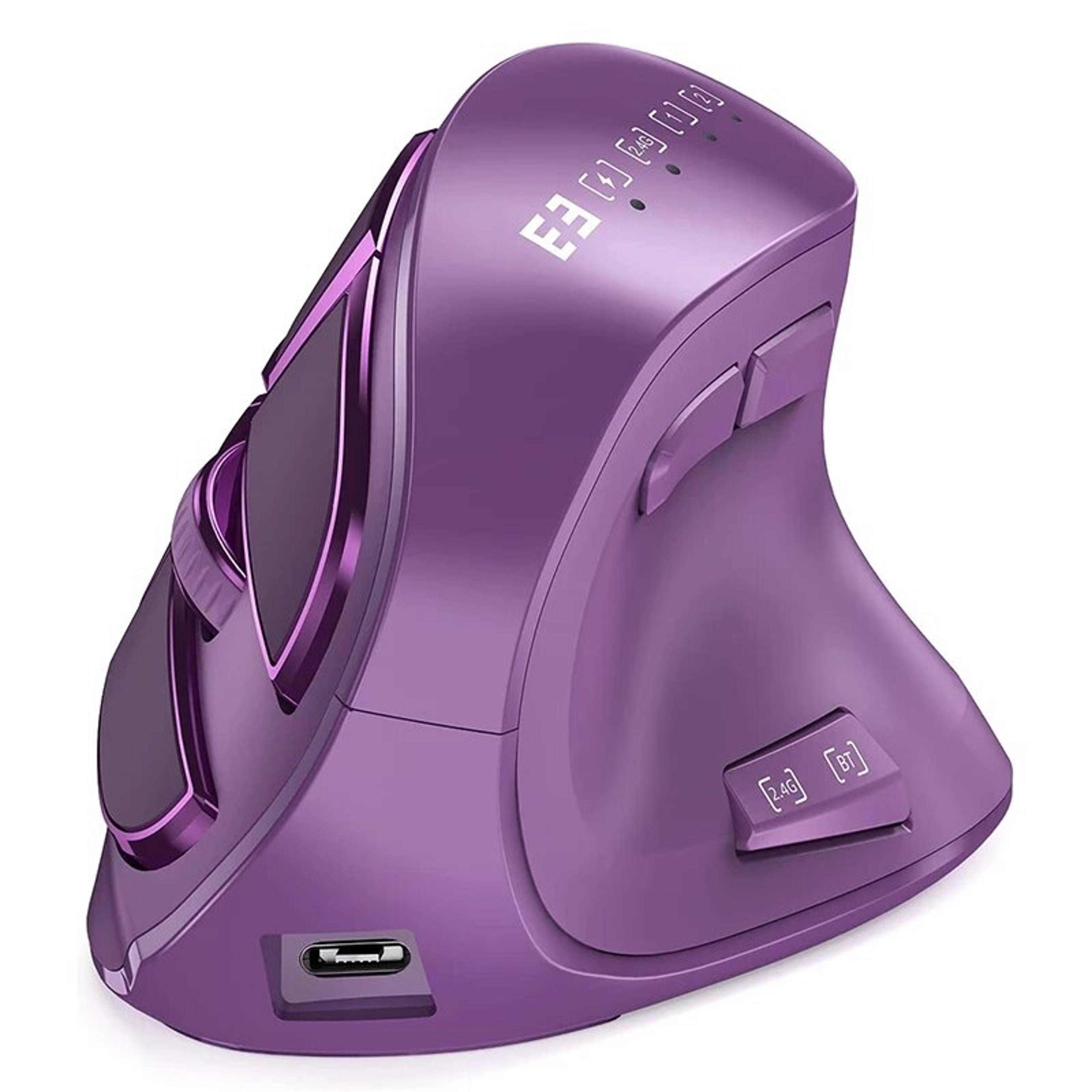 rechargeable bluetooth ergonomic vertical wireless mouse for laptop mac windows tablet