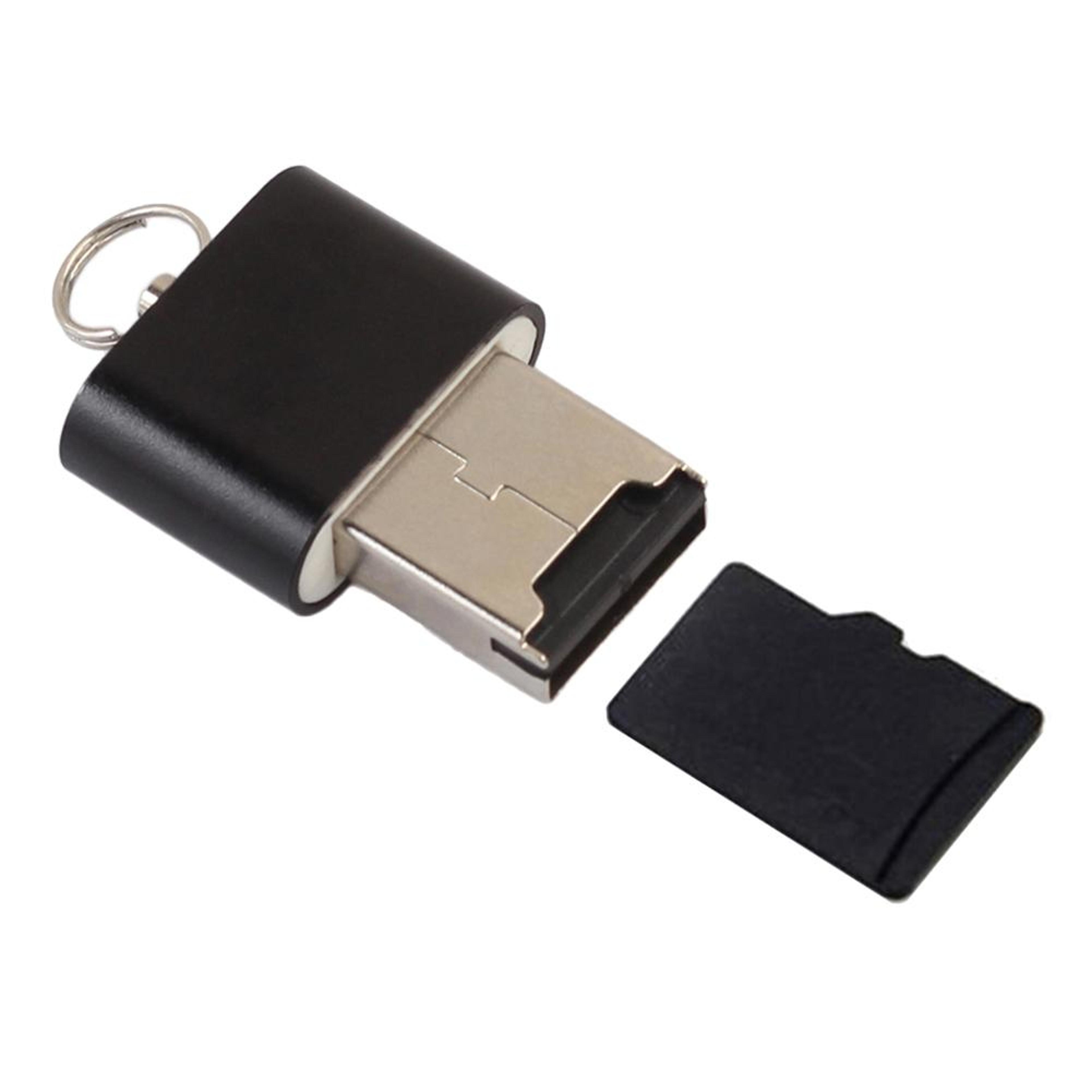 ultra thin micro sd card reader usb mini aluminum tf memory card adapter