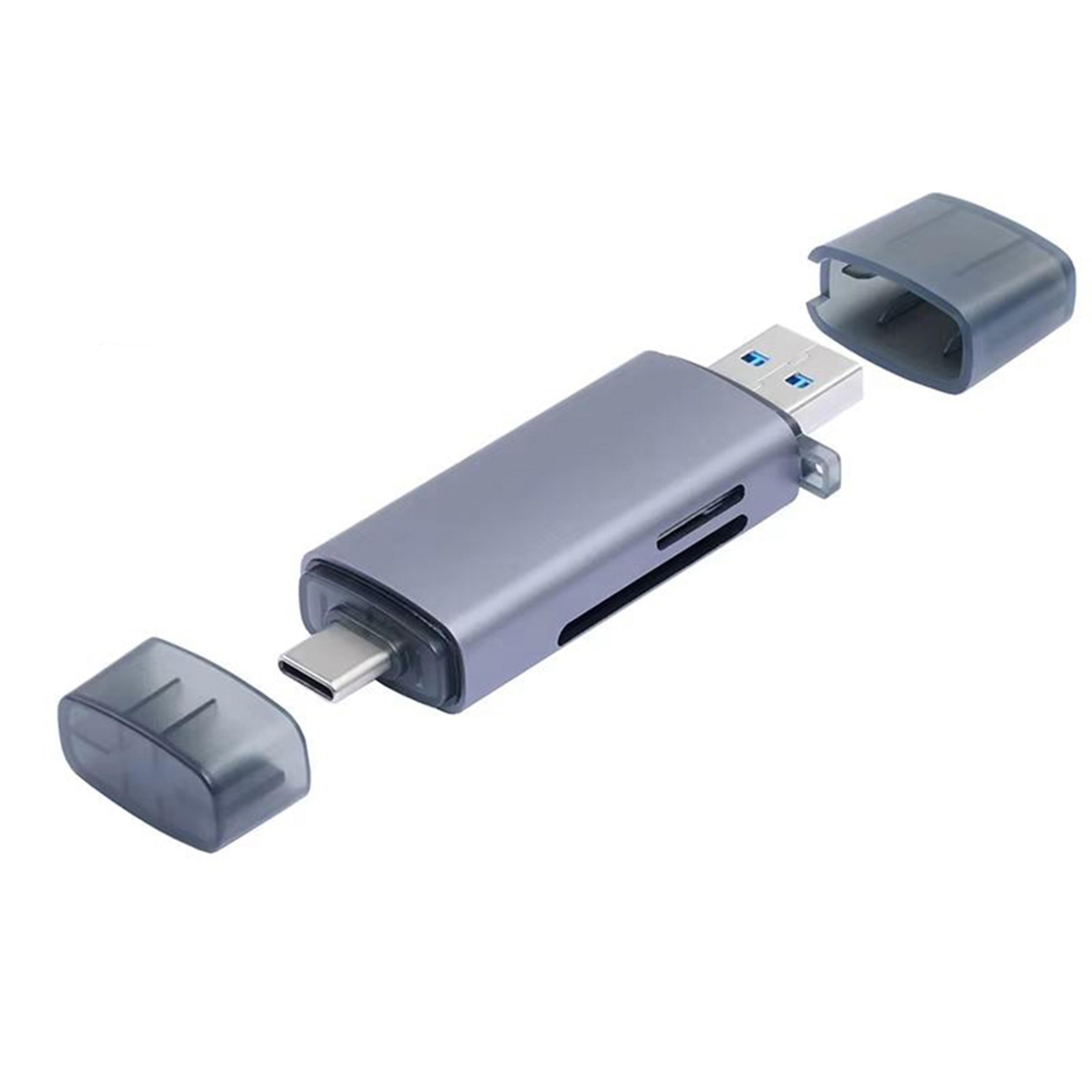 usb c sd card reader dual sd tf otg memory card adapter