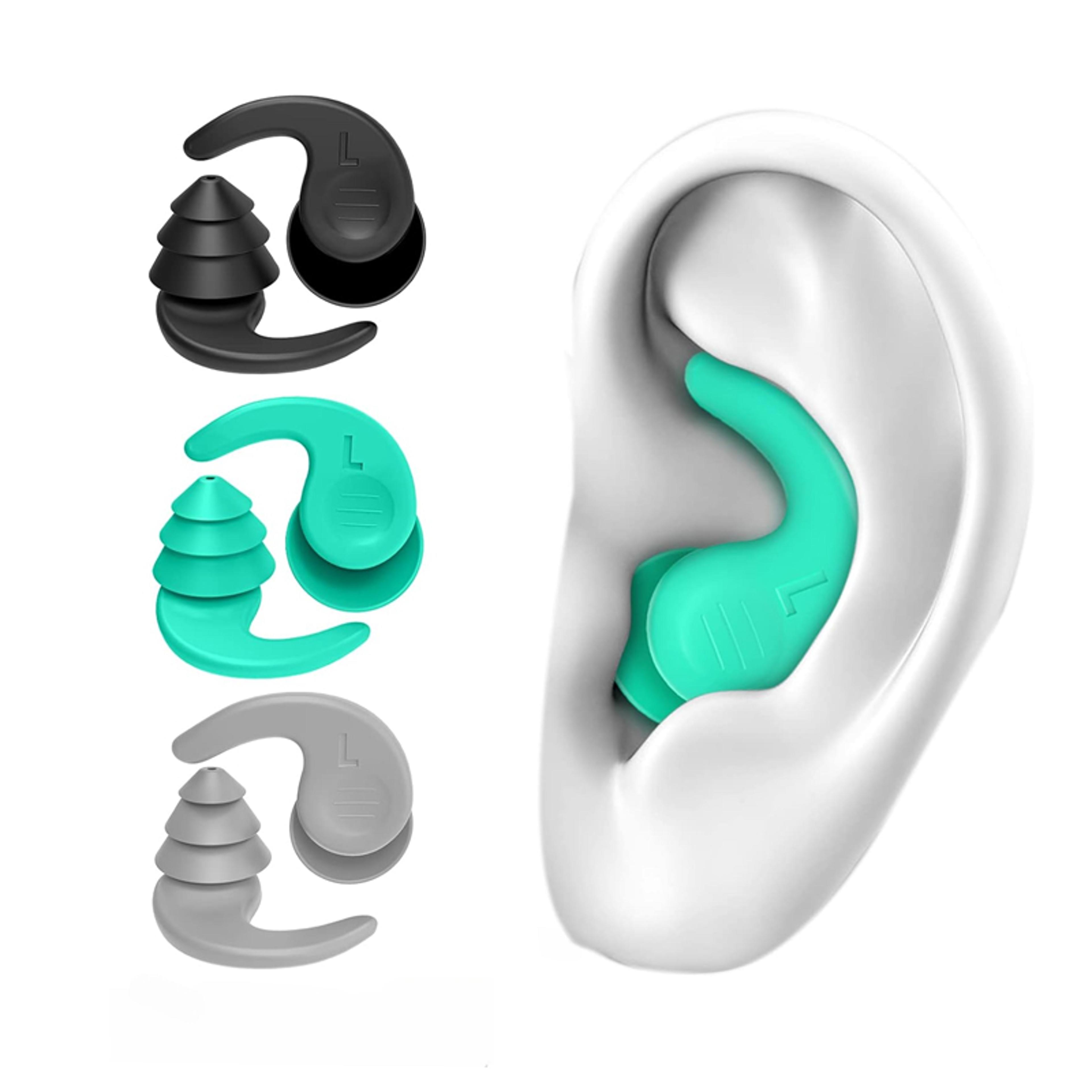 waterproof noise reduction earplugs for sleeping swimming and travel