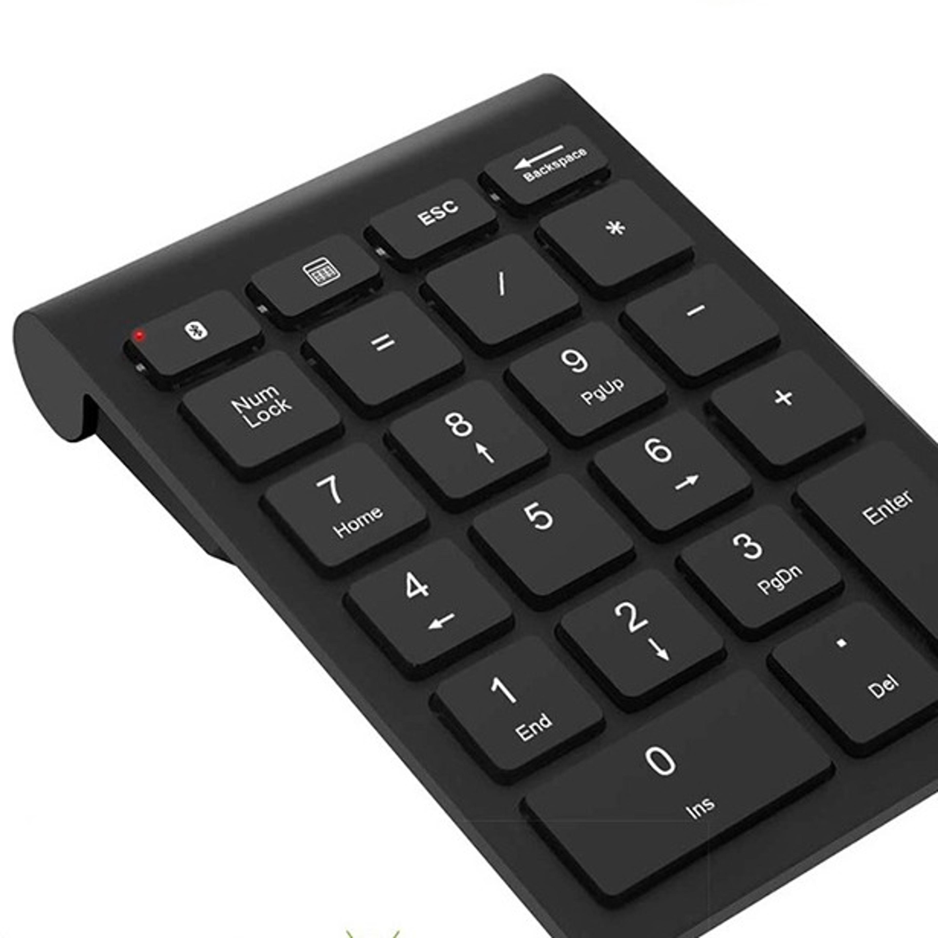 bluetooth numeric keypad portable wireless number pad for laptop and tablet
