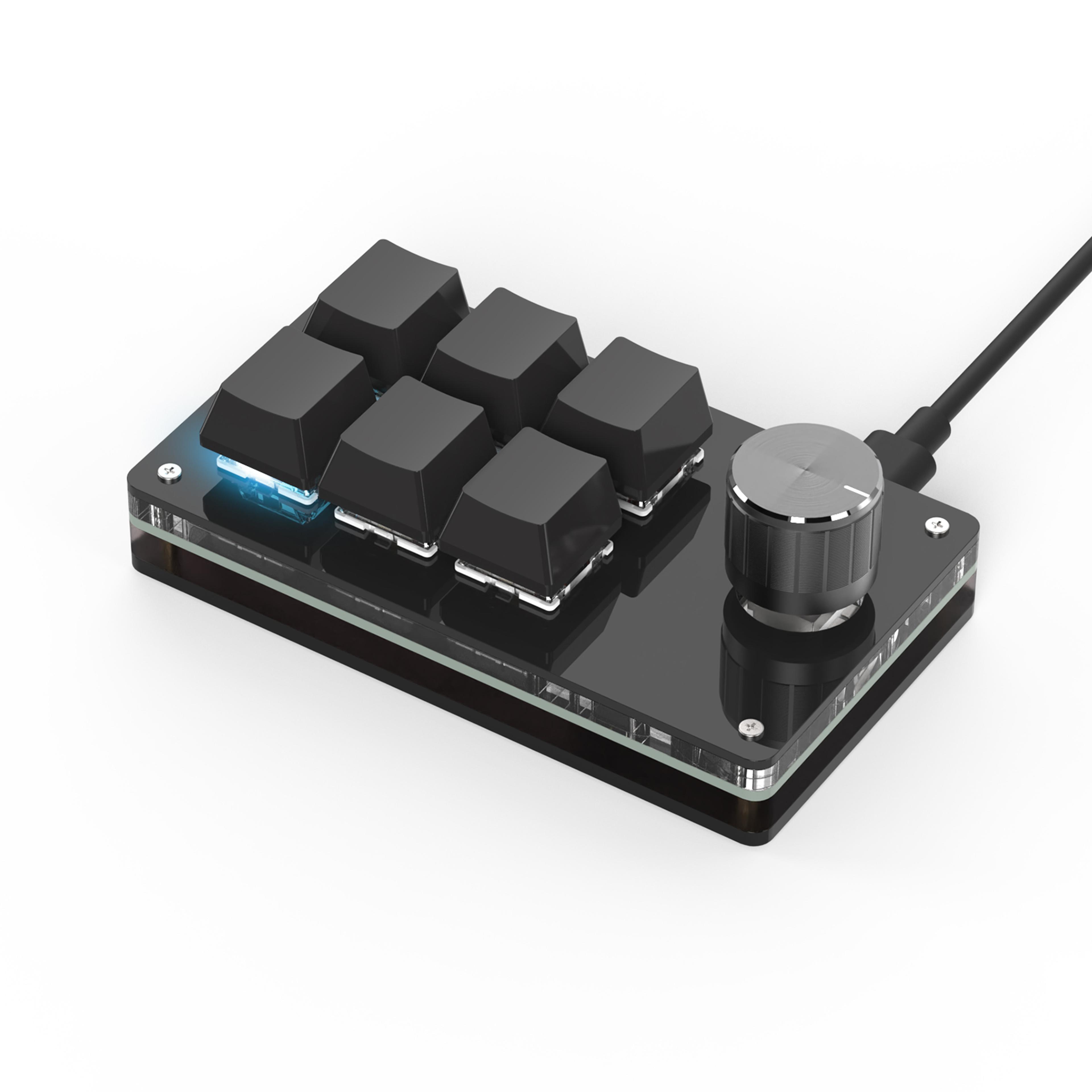 key programmable macro keypad mini keyboard for gaming editing and shortcuts